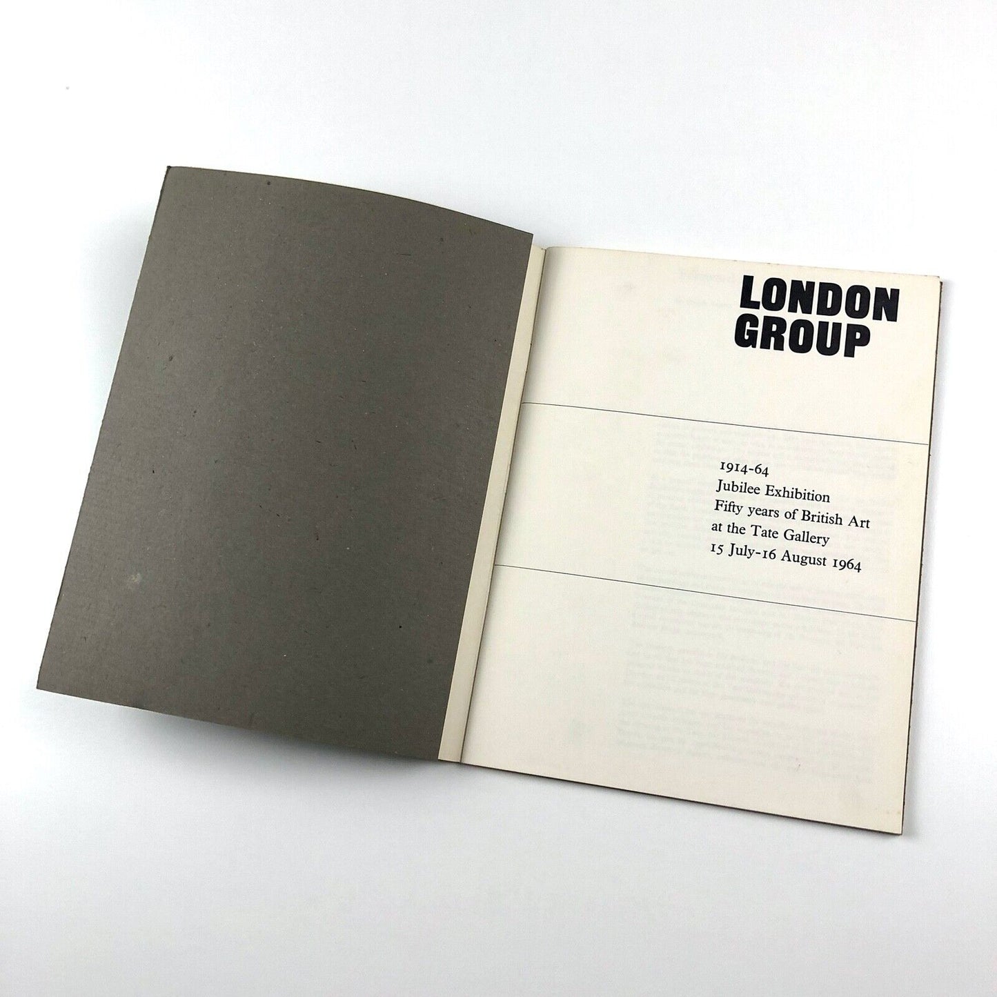 London Group 1914-1964 – Fifty Years of British Art | Tate Gallery catalogue booklet, 1964