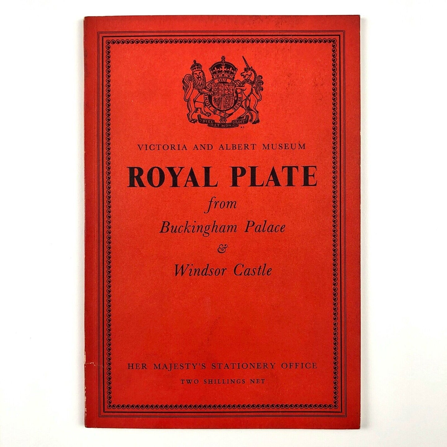 Royal Plate from Buckingham Palace & Windsor Castle | V&A catalogue, 1954