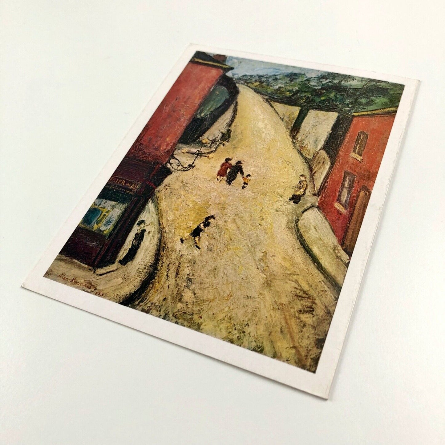 Folding card for Alan Lowndes. Paintings 1948-1972 | Crane Kalman and Rutland Gallery, 1972