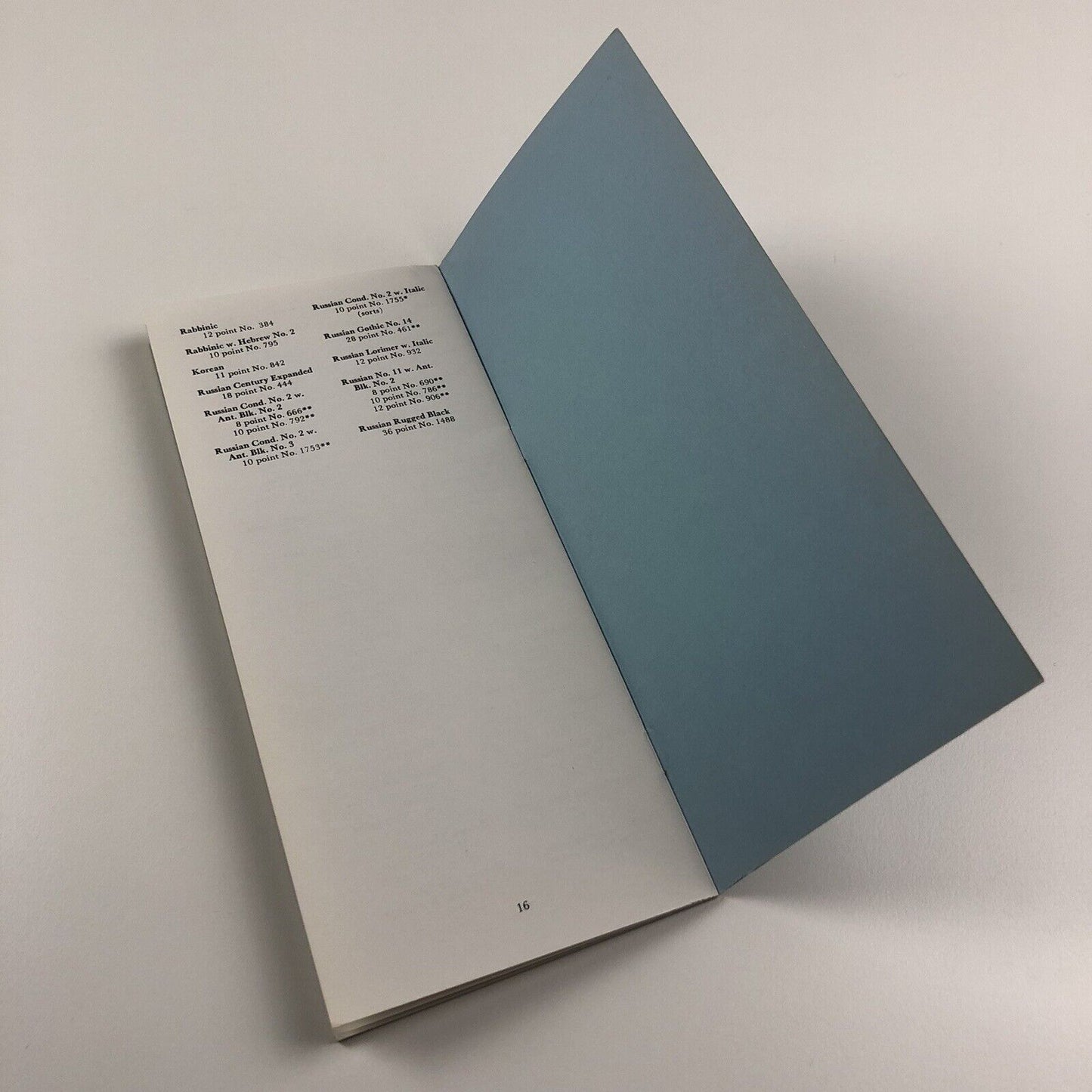 Important Announcement to Users of Intertype Matrices | 1959 booklet