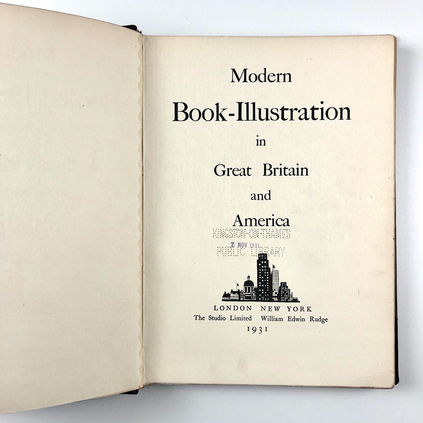 Modern Book Illustration in Great Britain & America by F. J. Harvey Darton, 1931