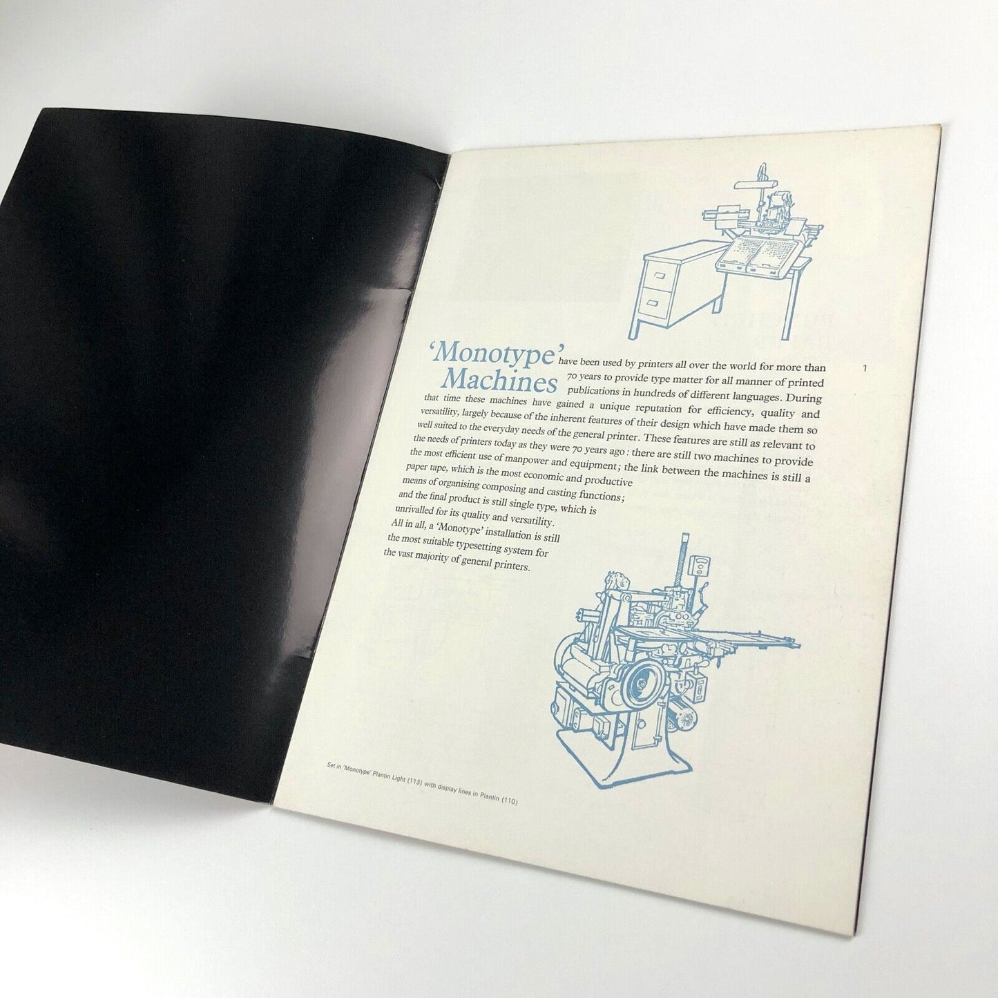 Monotype Composing Machines | Promotional brochure, 1970 | The Monotype Corporation Limited