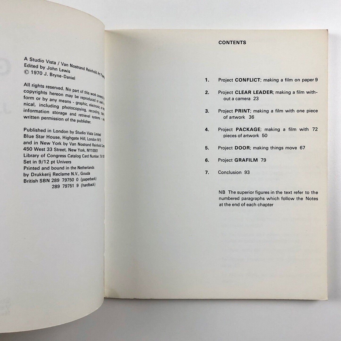 Grafilm by J. Bryne-Daniel | Studio Vista / Nostrand Reinhold, 1970