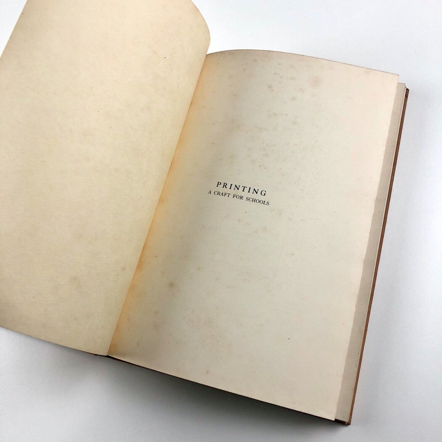 Printing – A Craft for Schools by H.E.V. Gillham | Pitman, London 1933