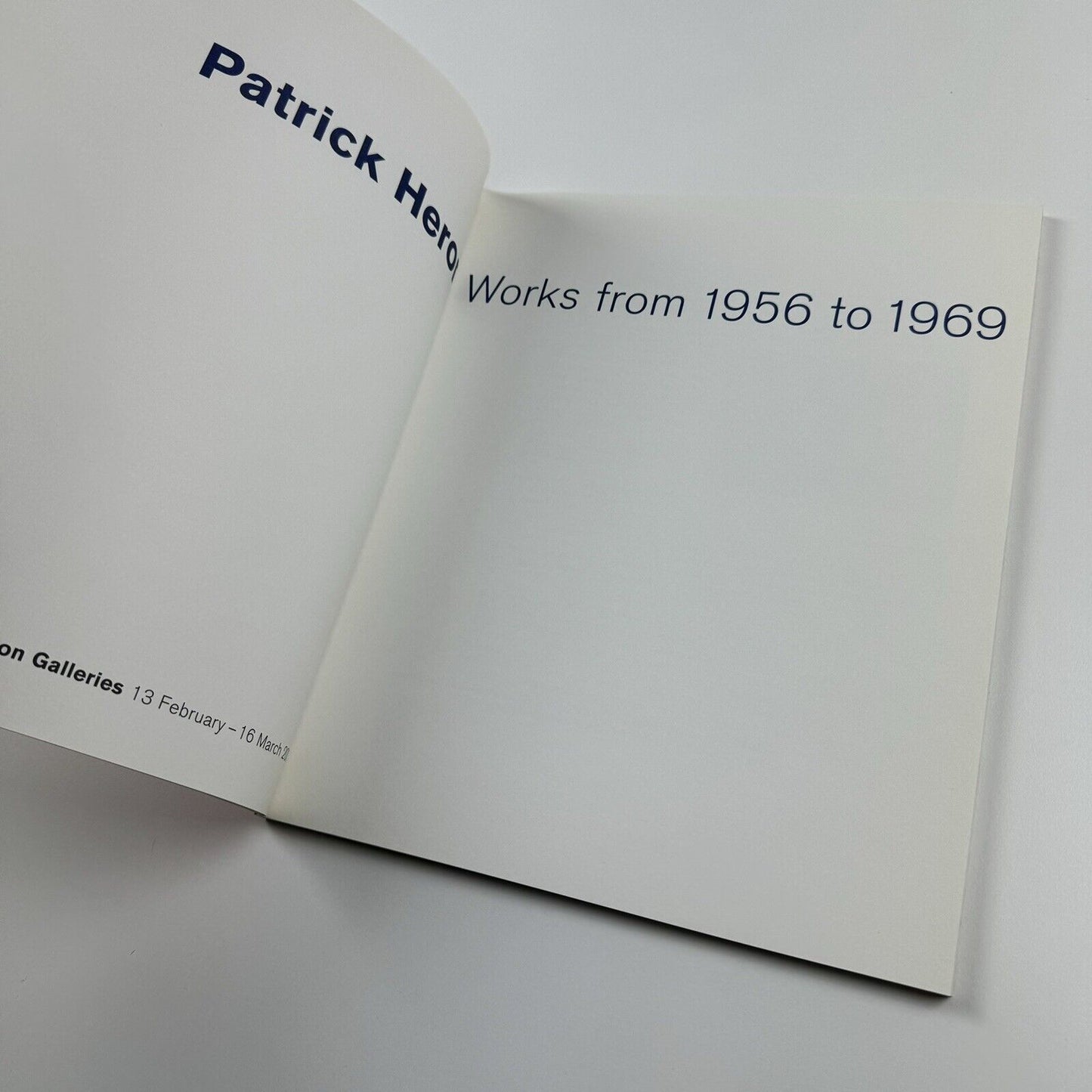 Patrick Heron. Works from 1956 to 1969 | Waddington Galleries catalogue, 2002