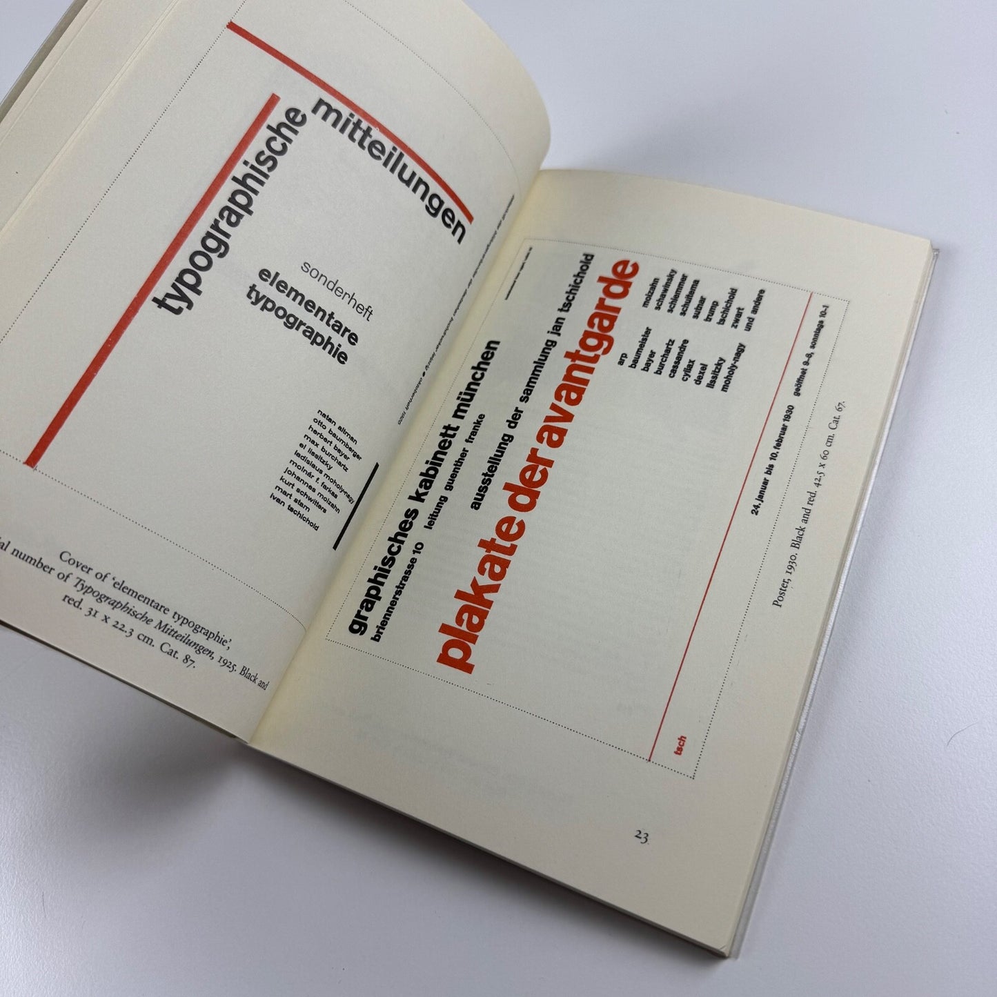 Jan Tschichold. Typographer and Type Designer 1902-1974 | National Library of Scotland, Edinburgh, 1982