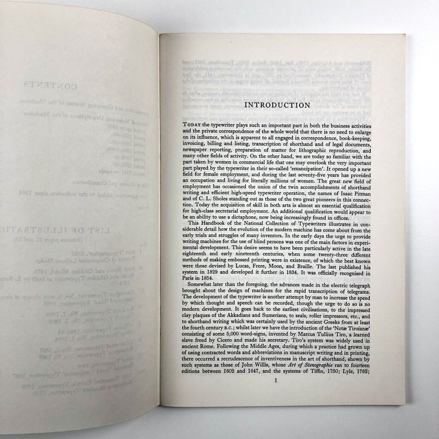 History and Development of Typewriters by G. Tilghman Richards | Science Museum HMSO 1964