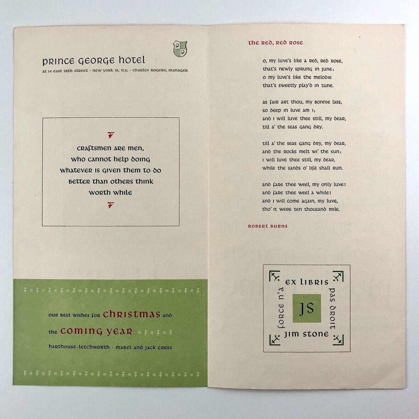 Libra - Typefoundry Amsterdam | Type specimen leaflet | Undated c. 1950 de | Type designed by S. H. De Roos in 1937
