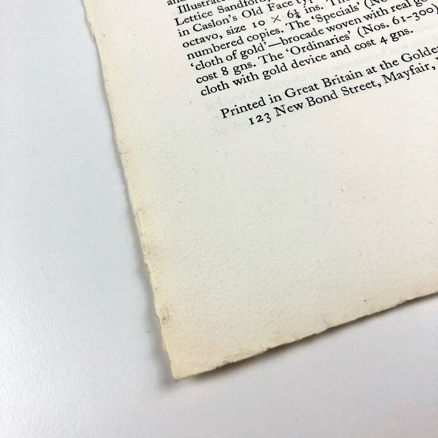 Letters of Maria Edgeworth & Anna Letitia Barbauld | Golden Cockerel Press prospectus leaflet, 1953