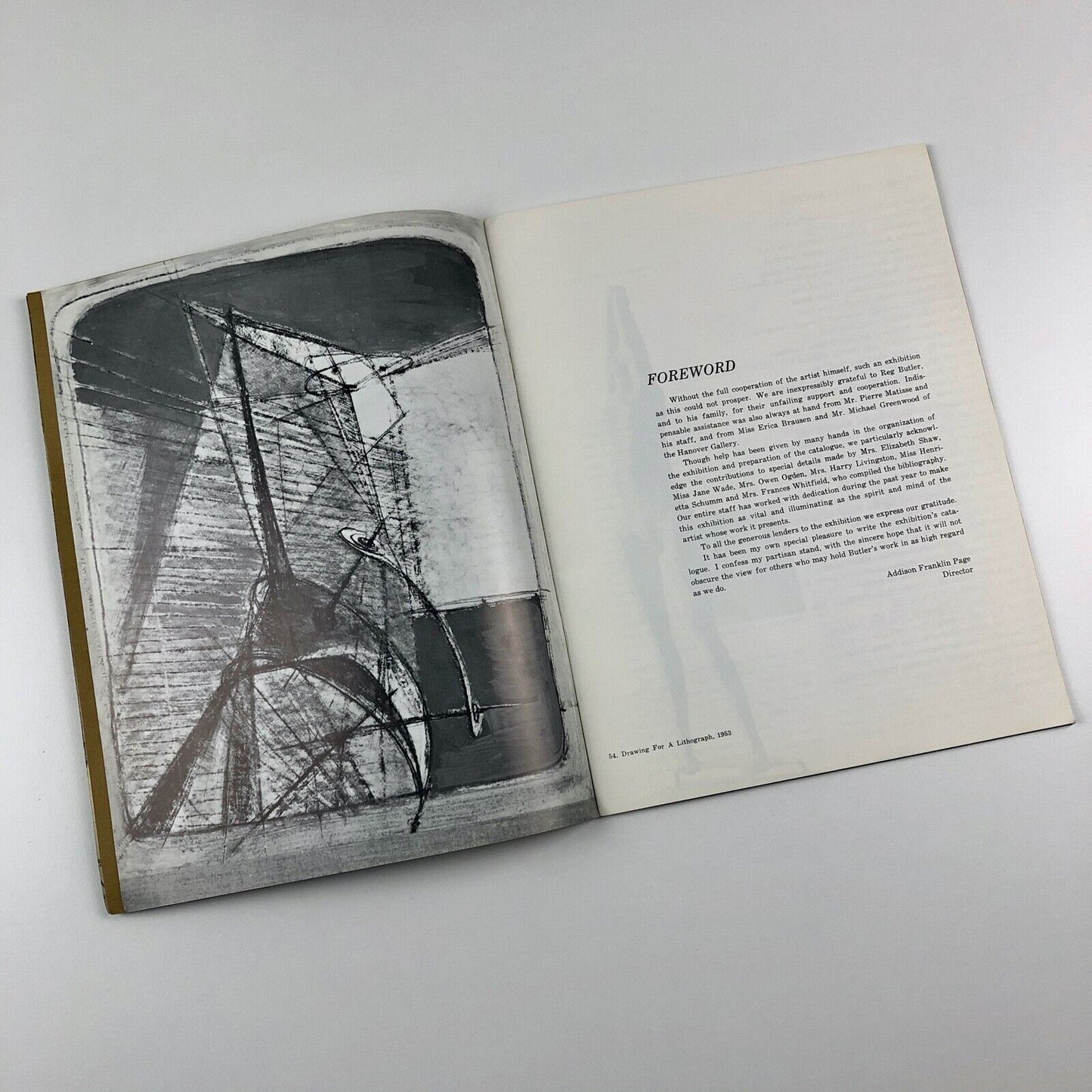 Reg Butler | J.B. Speed Art Museum exhibition booklet, 1963