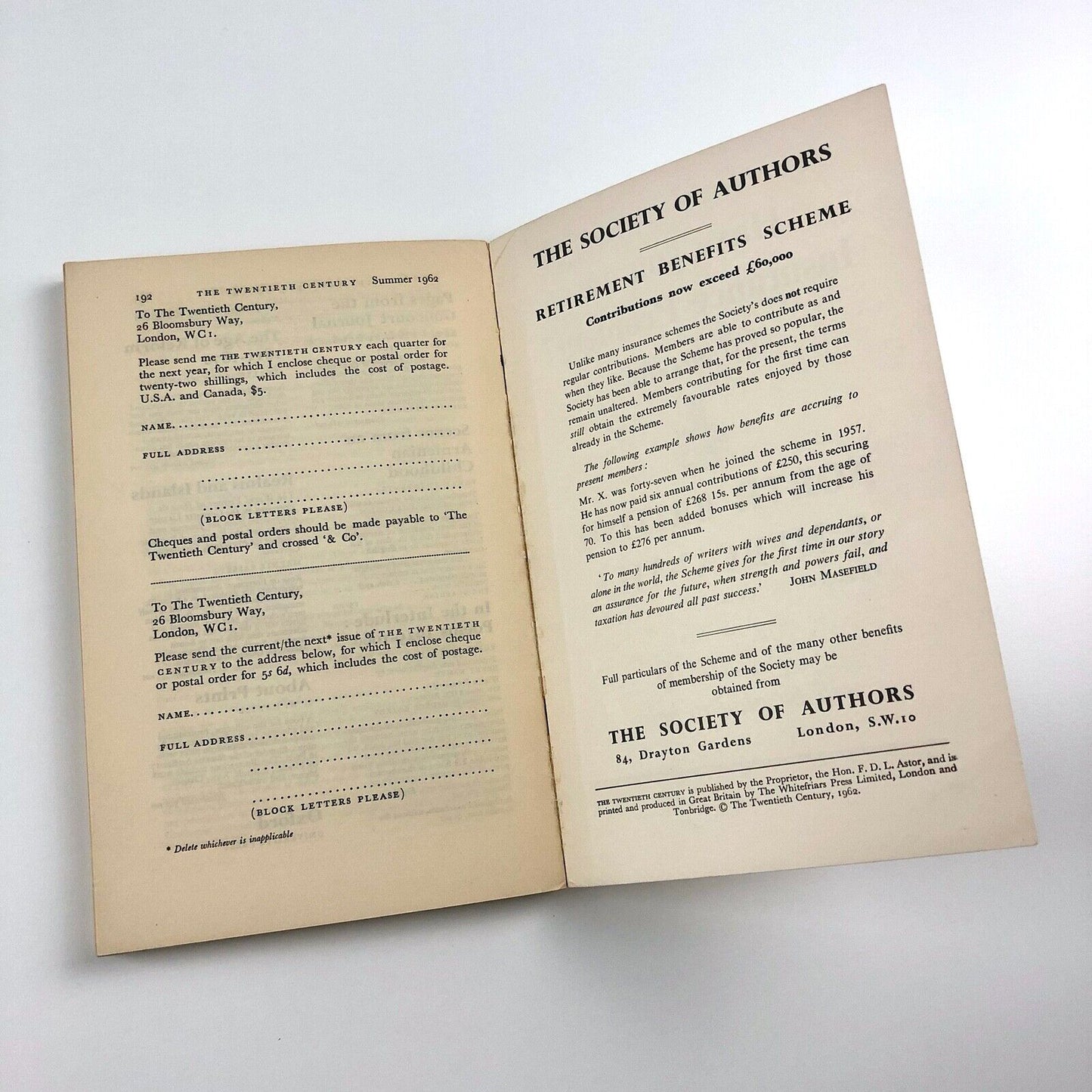 The Twentieth Century, Summer 1962. Vol CLXXII No 1014 | Up! Rebuilding Britain