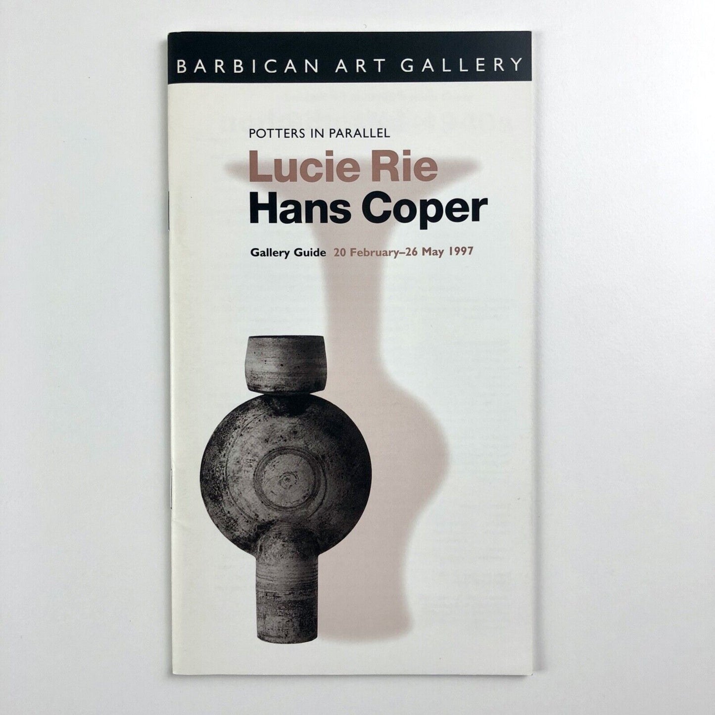Lucie Rie & Hans Coper – Potters in Parallel | Barbican gallery guide, 1997