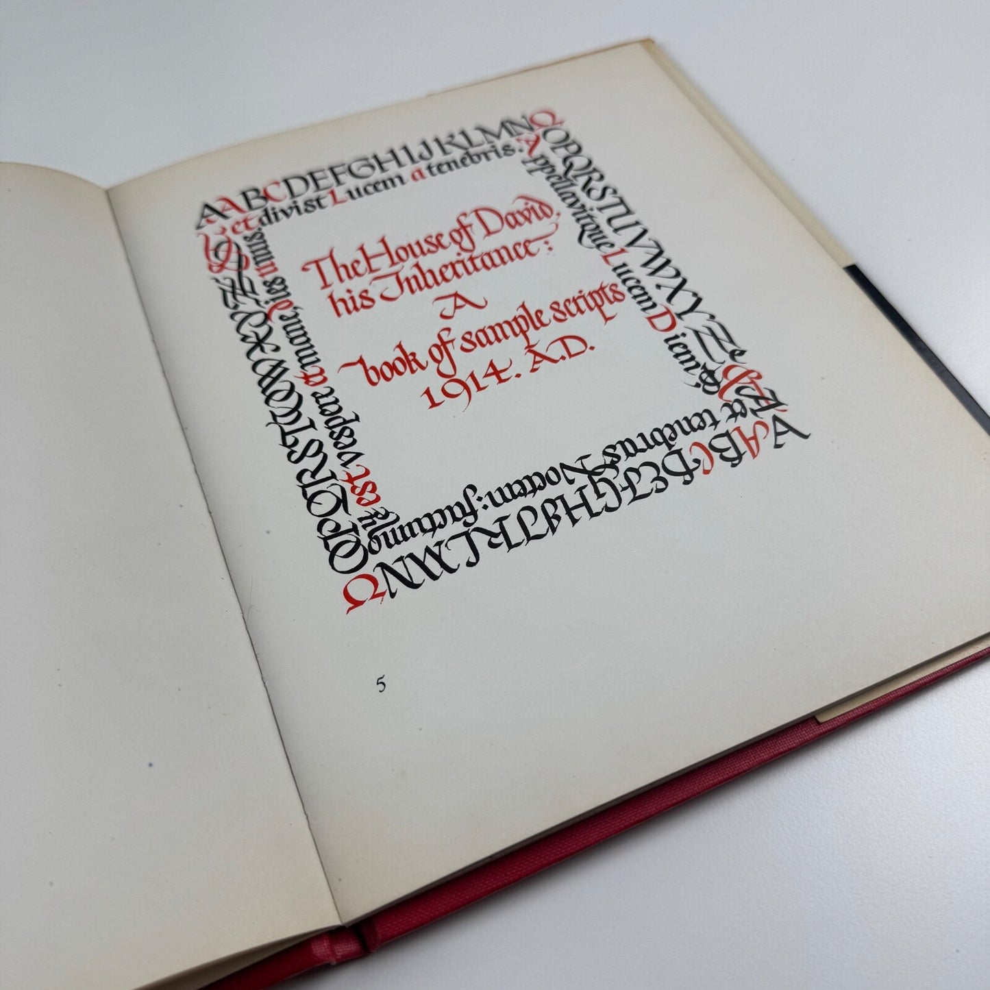 A Book of Sample Scripts by Edward Johnston | HMSO/Victoria and Albert Museum, 1966