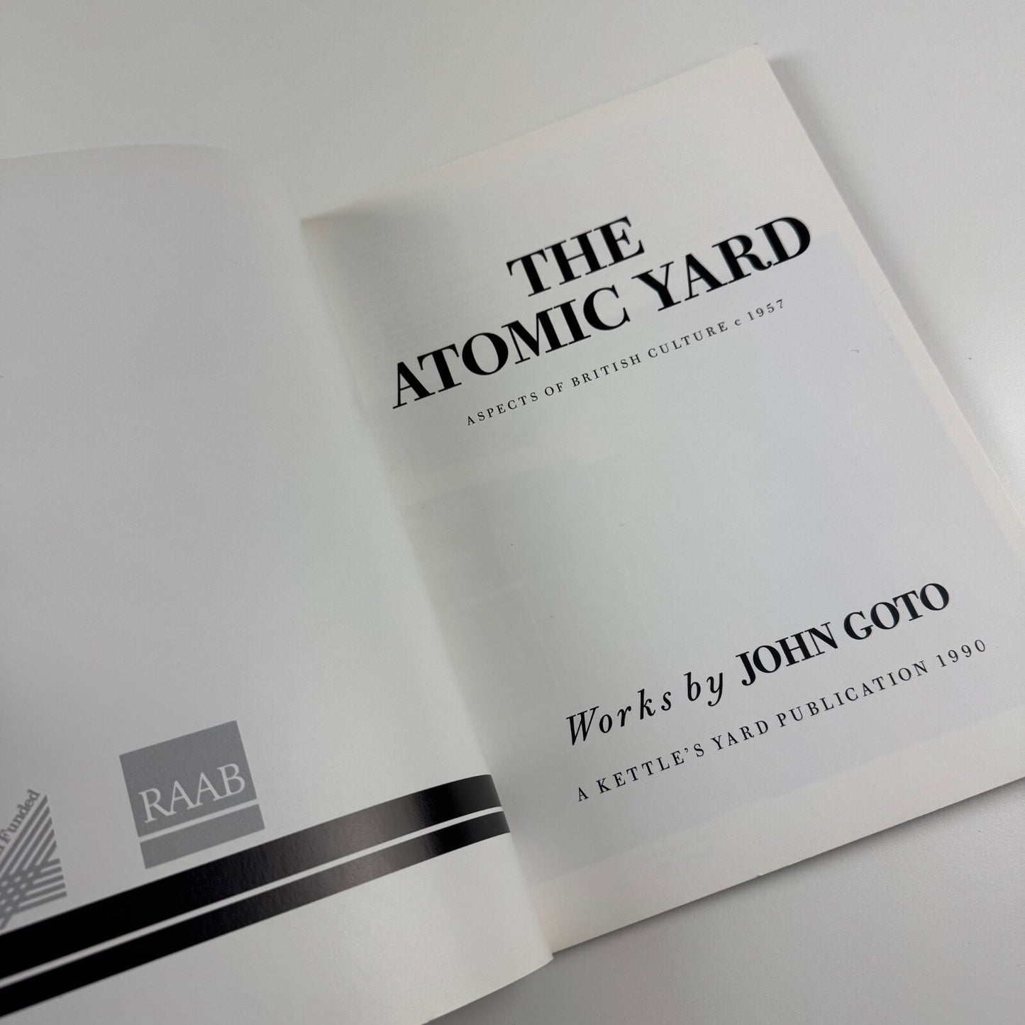 The Atomic Yard: Aspects of British Culture c.1957 Works by John Goto | Kettle’s Yard, 1990