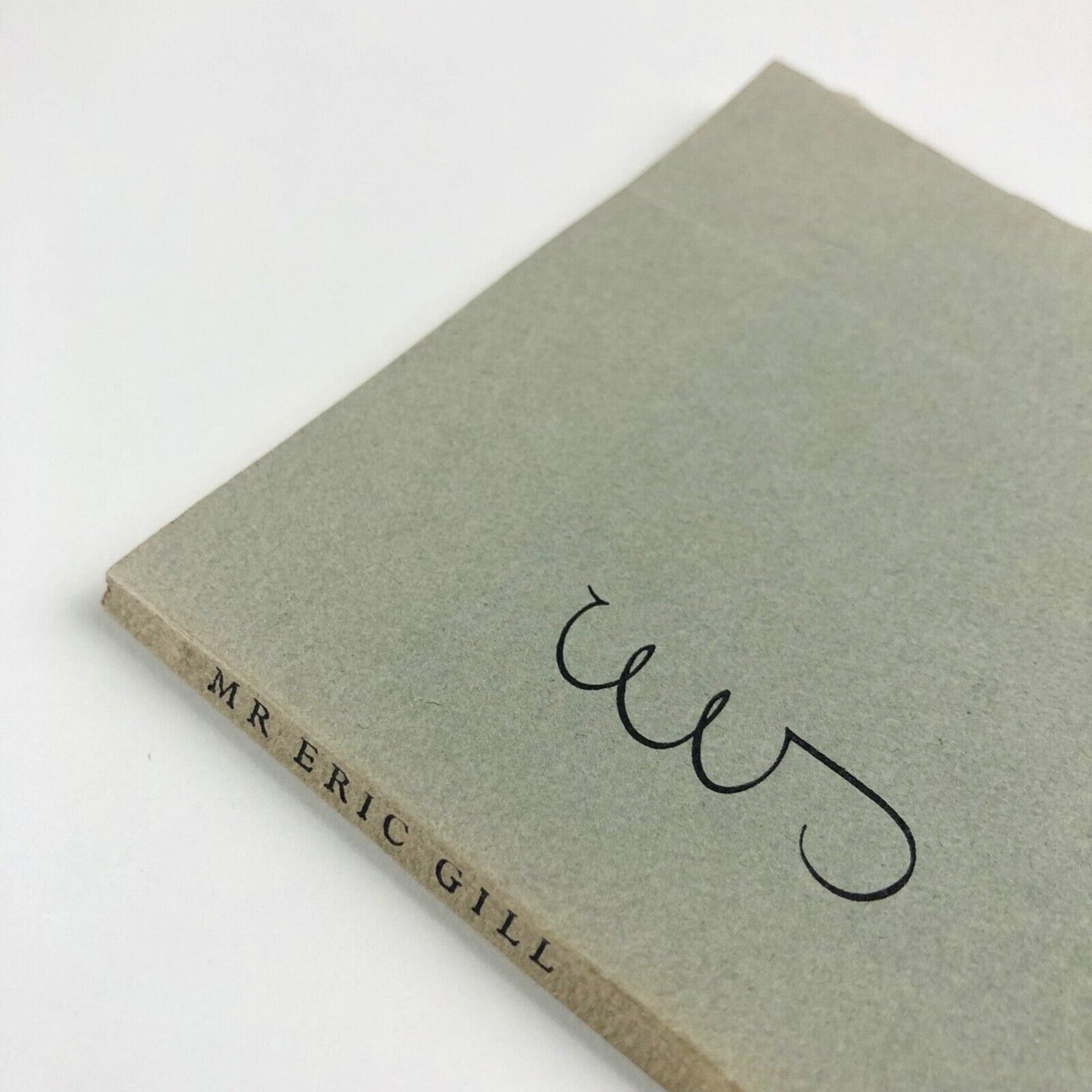 Mr Eric Gill – Recollections of David Kindersley | The Ward Ritchie Press, 1967