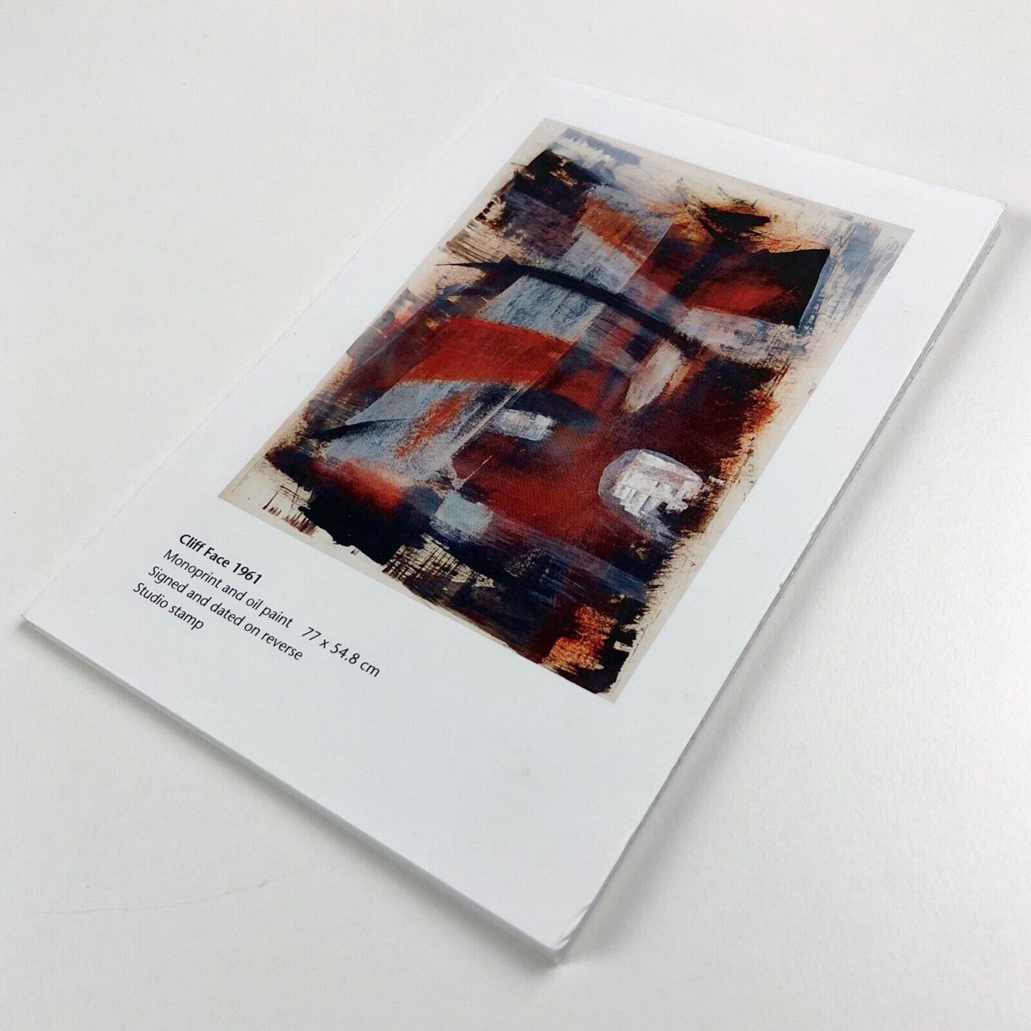 Promotional leaflet for John Wells. Works on Paper 1940s-1970 | Belgrave Gallery 2010