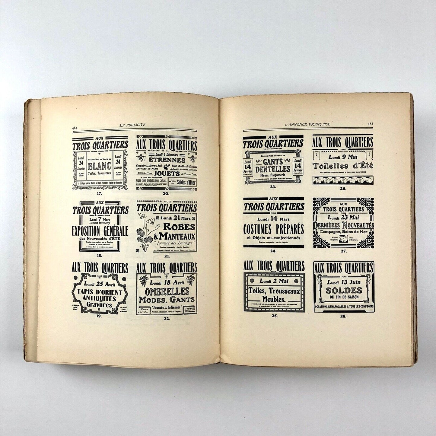 Manuel Français de Typographie Moderne by F. Thibaudeau | Paris, Au Bureaux de l’edition, 1924