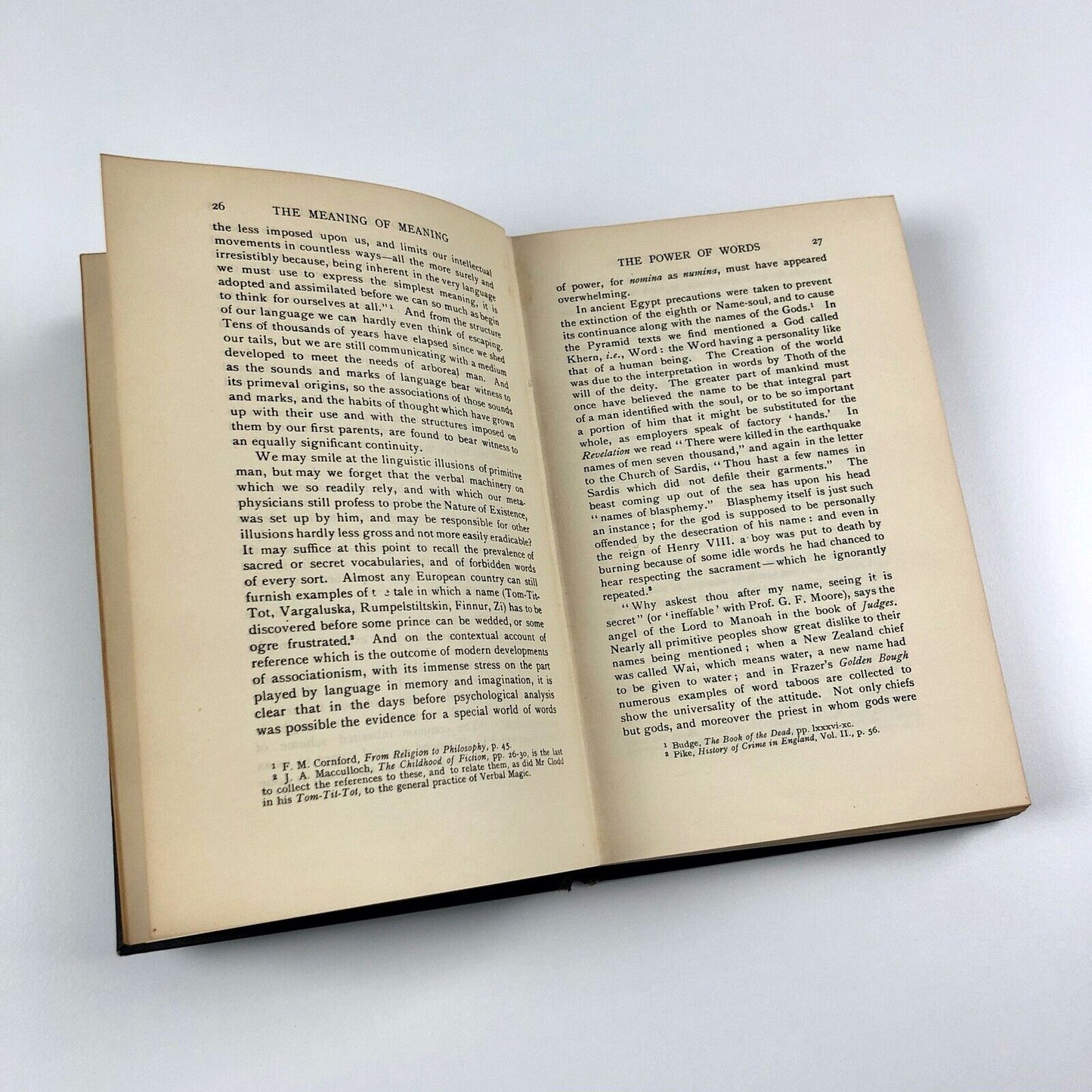 The Meaning of Meaning C.K. Ogden and I.A. Richards | Harcourt, Brace & Co 1953 | Ben & Bernarda Shahn