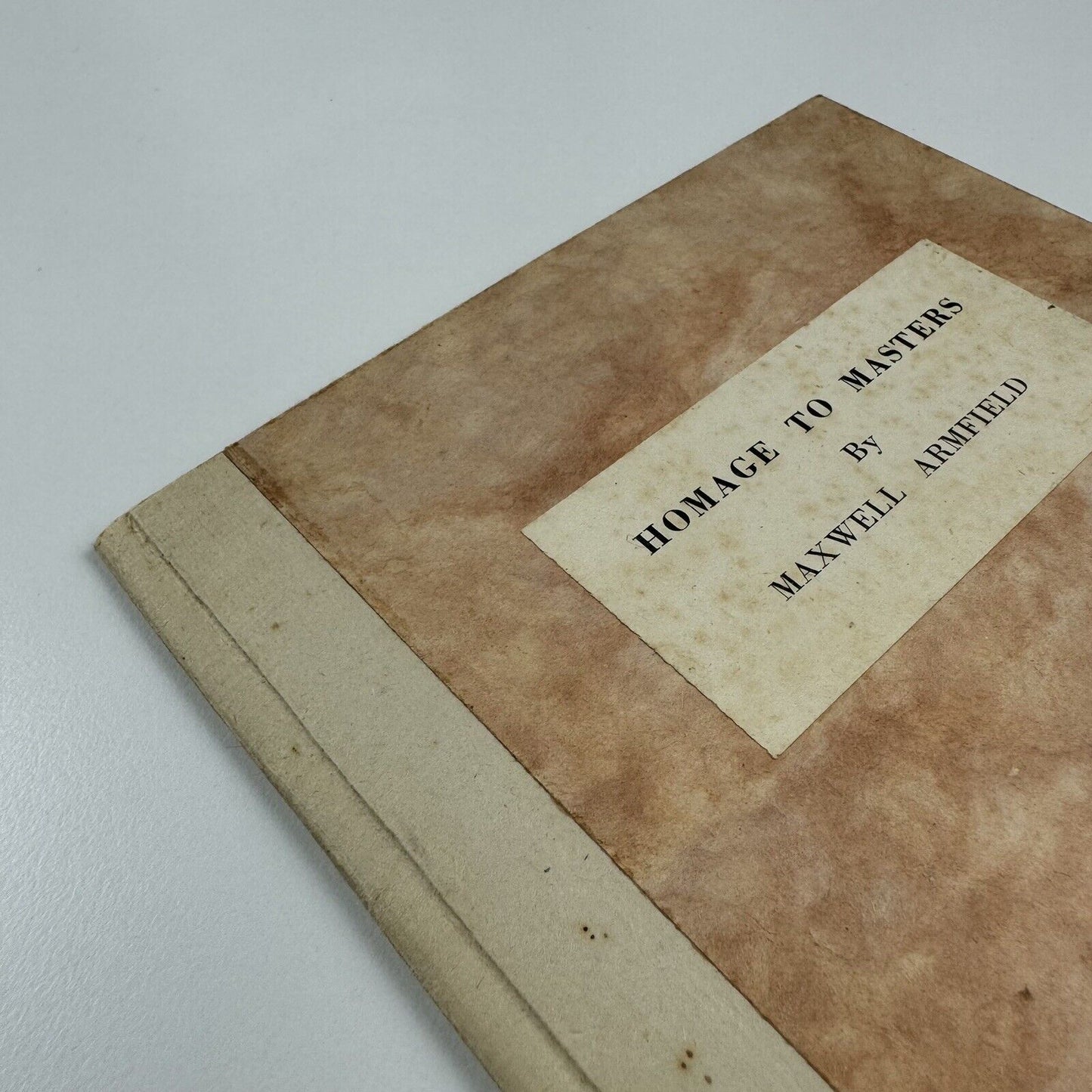 Homage to Masters by Maxwell Armfield | Privately printed, c.1949