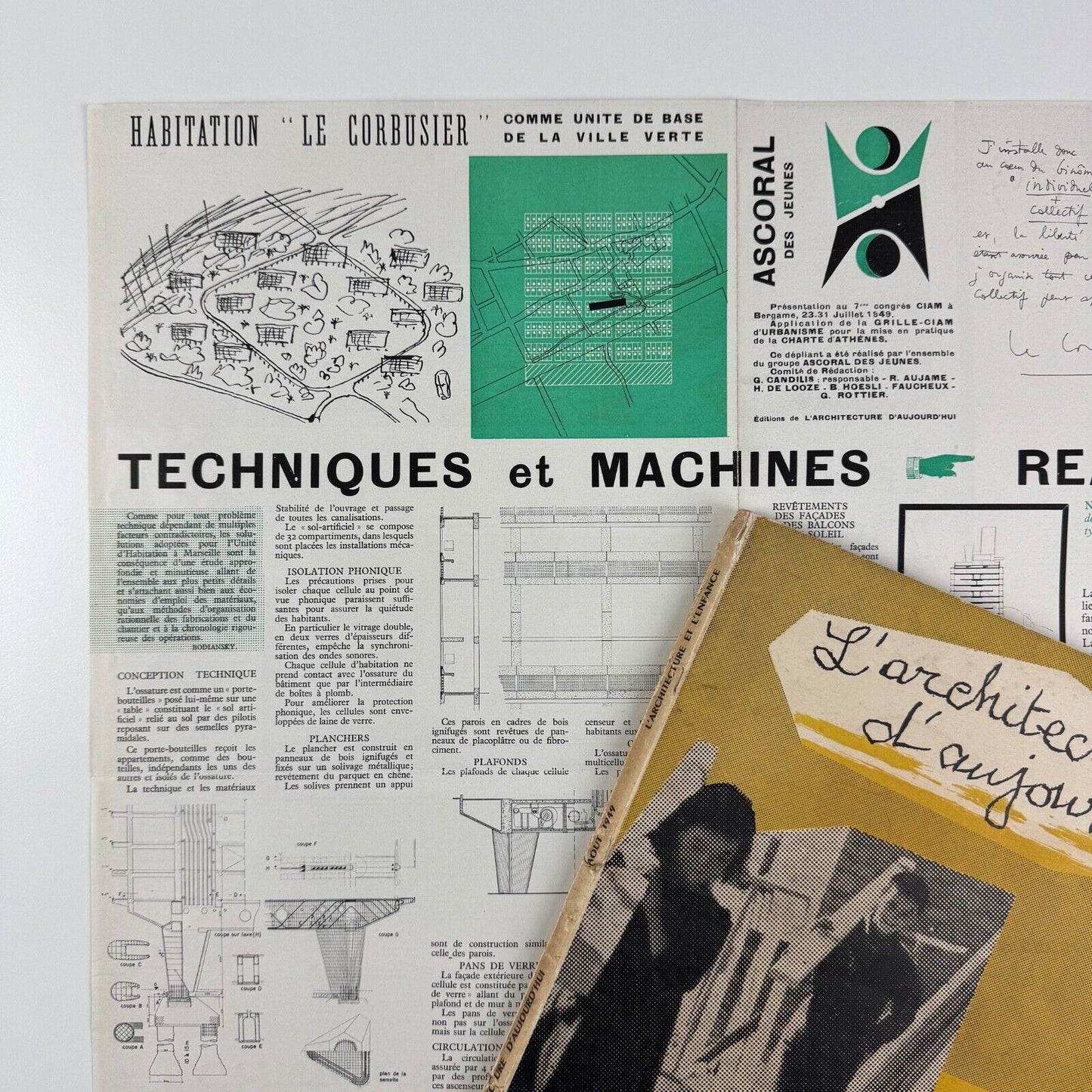 L'architecture d’aujourd’hui. L’architecture et l’enfance. No. 25, August 1949 | Ascoral des Jeaunes. Le Corbusier connection