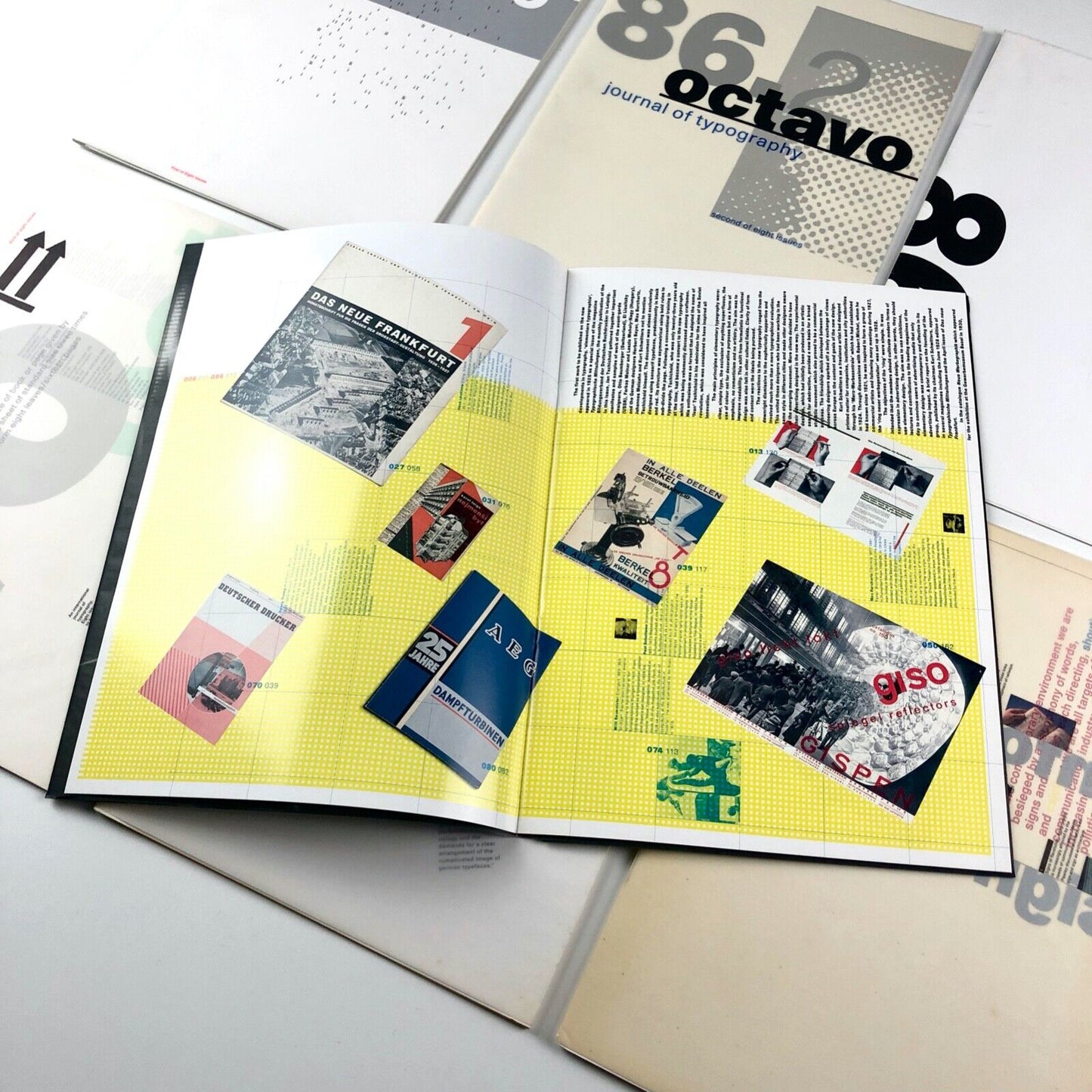 Octavo Journal of Typography seven issues 86.1 to 90.7 (excluding issue 8 on CD)
