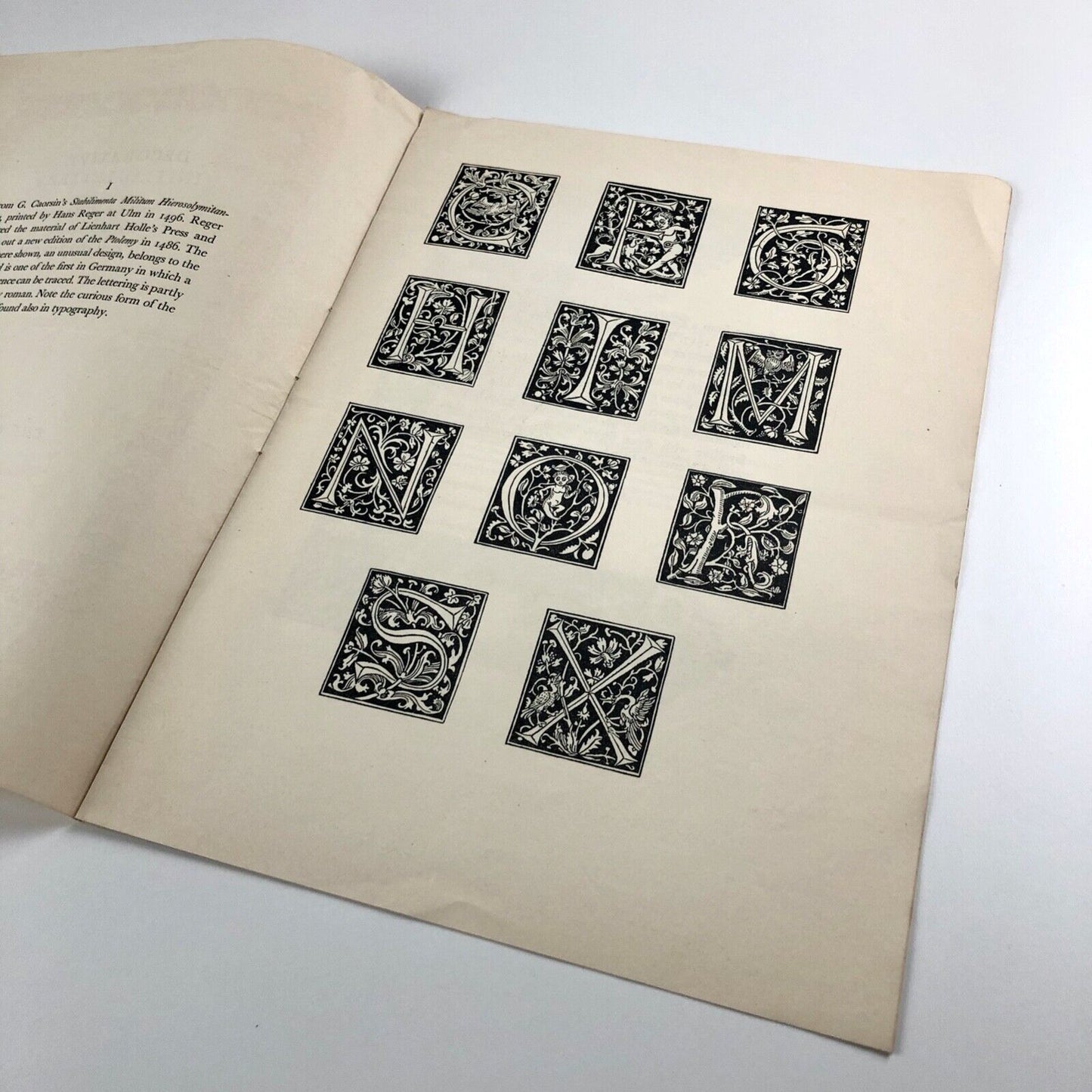 Prospectus for Decorative Initial Letters A.F. Johnson | The Cresset Press, 1930