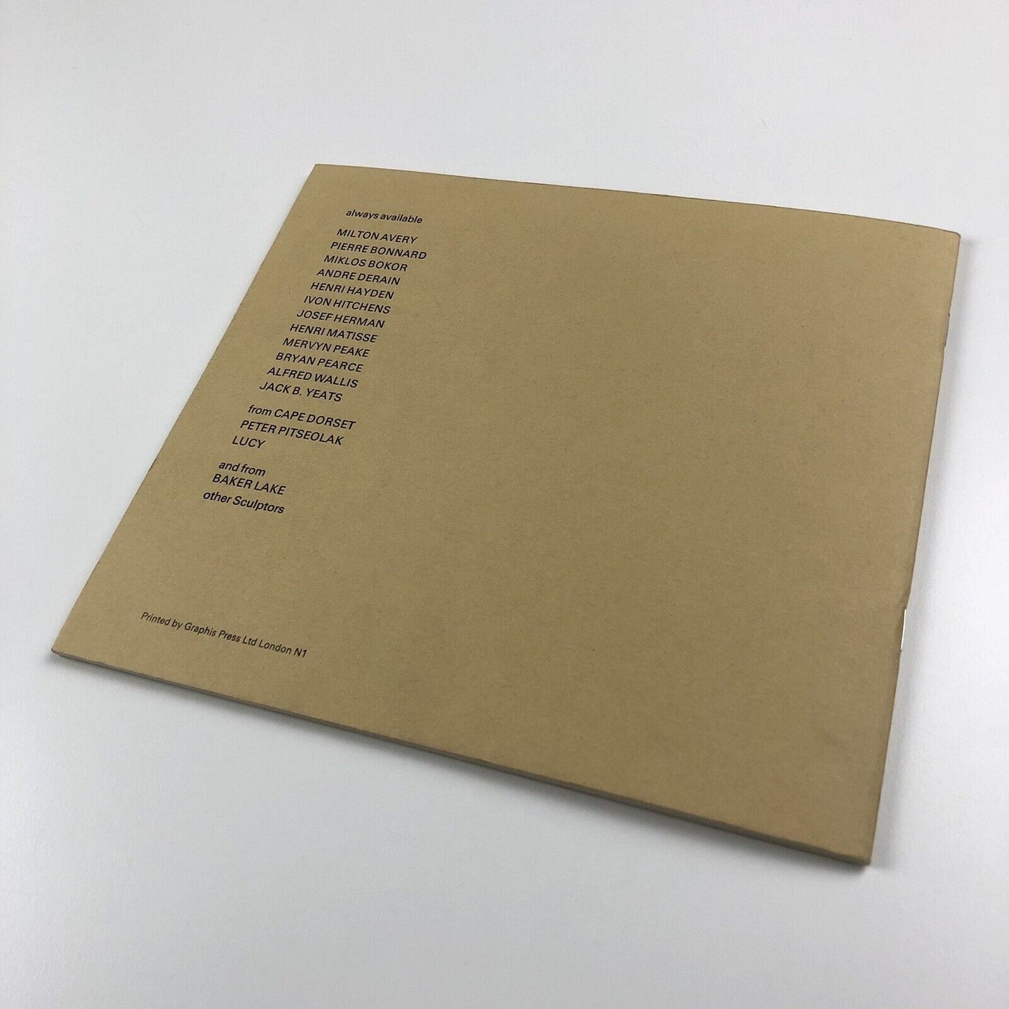 Bryan Pearce. Paintings and Drawings – exhibition catalogue booklet | Victor Waddington, London 1978