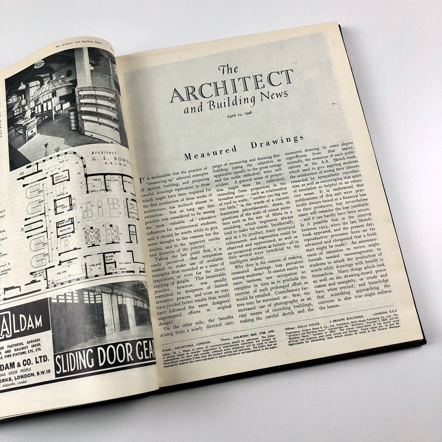 The Architect and Building News, Vol 186–187 | Bound architectural journals from 1946