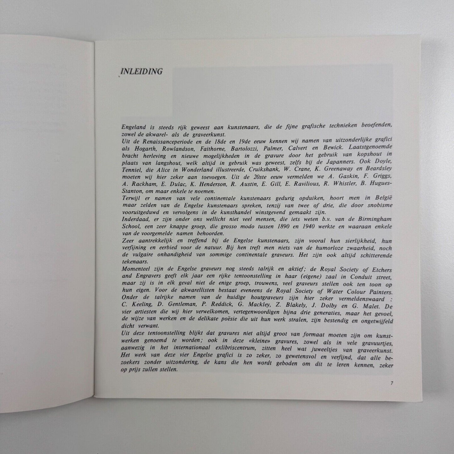 4 engelse grafici. Joan Hassall, Alan Reynolds Stone, Leo Wyatt, Richard Shirley Smith | Stadsbestuur vam Sint-Niklaas, 1978
