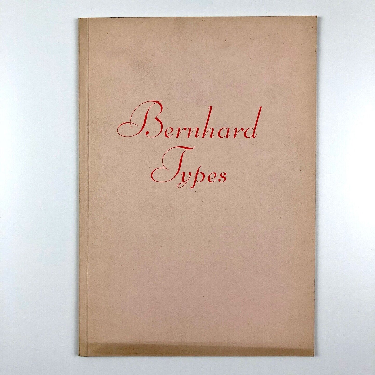 Bernhard Types | Type specimen leaflet | Soldans Ltd, London – late 1930s?