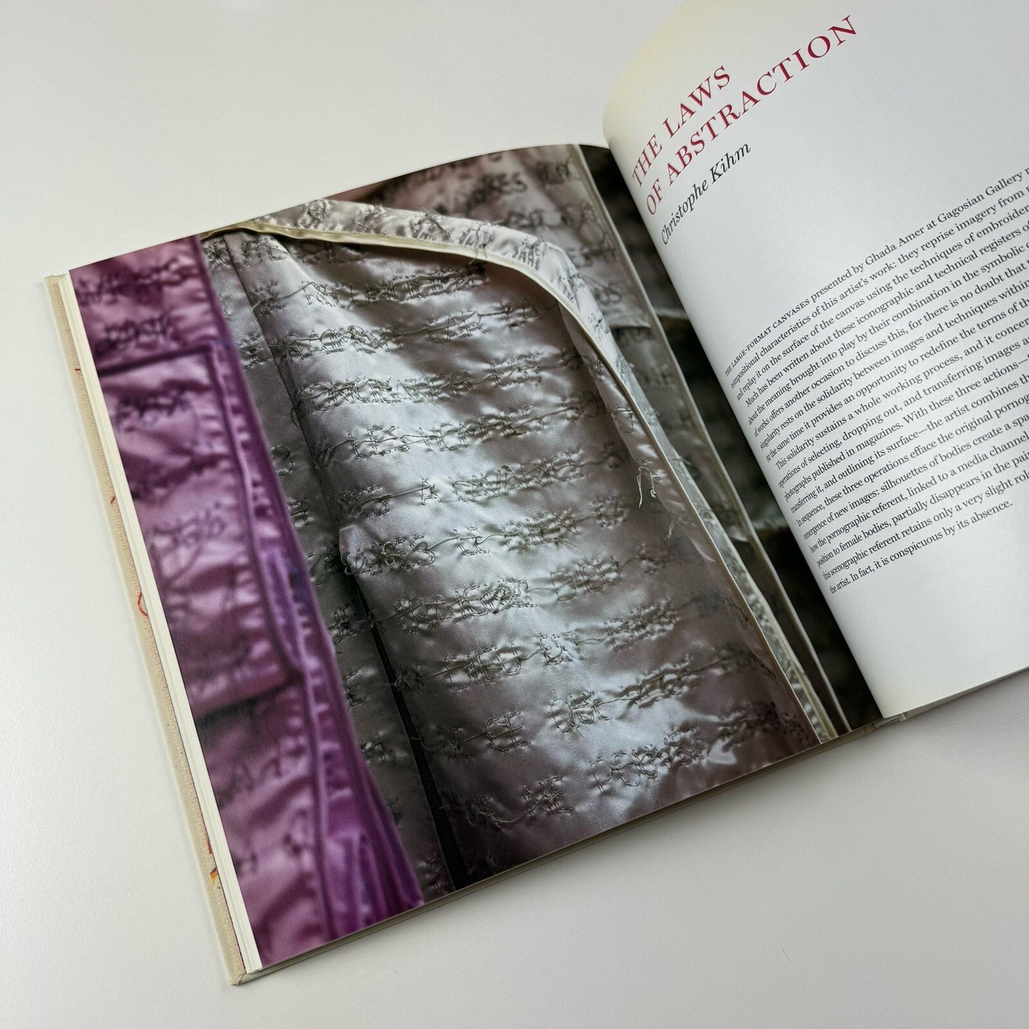 Ghada Amer. Breathe Into Me | Gagosian New York exhibition catalogue, 2006