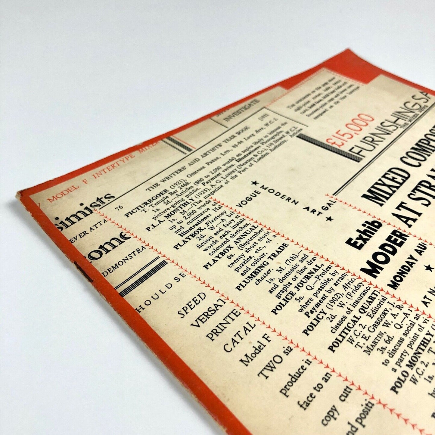 The New Model F Intertype Mixer | Trade booklet, Intertype Limited, 1934