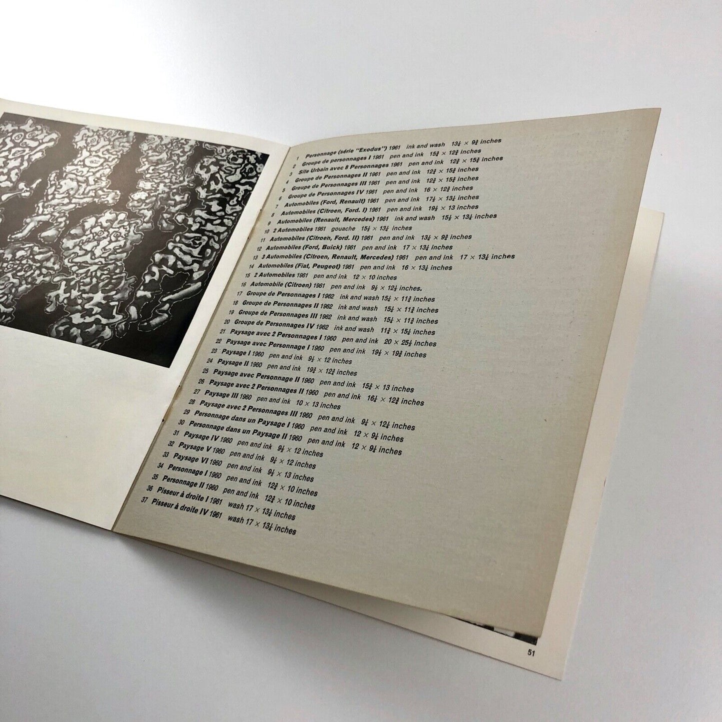 Dubuffet. Recent Gouaches and Drawings | Gordon Fraser Gallery, 1962 - catalogue design by Gordon House