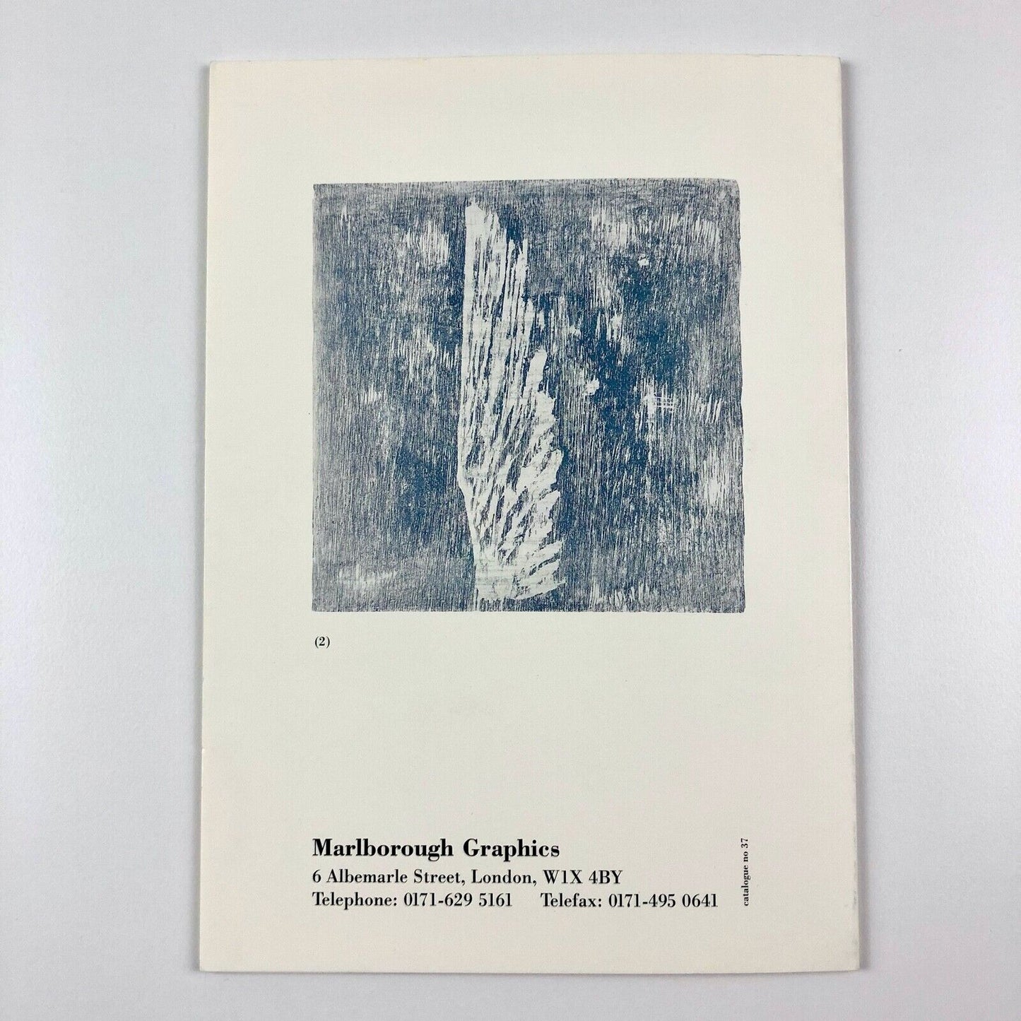 Christopher Le Brun. Woodcuts and Monotypes, 1998 | Card, Marlborough Graphics