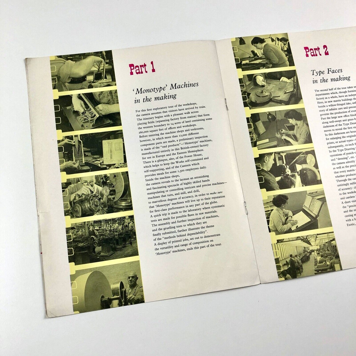 Making Sure – A colour and sound film in two parts traces the making of matrices and machines at the Monotype Works | The Monotype Corporation