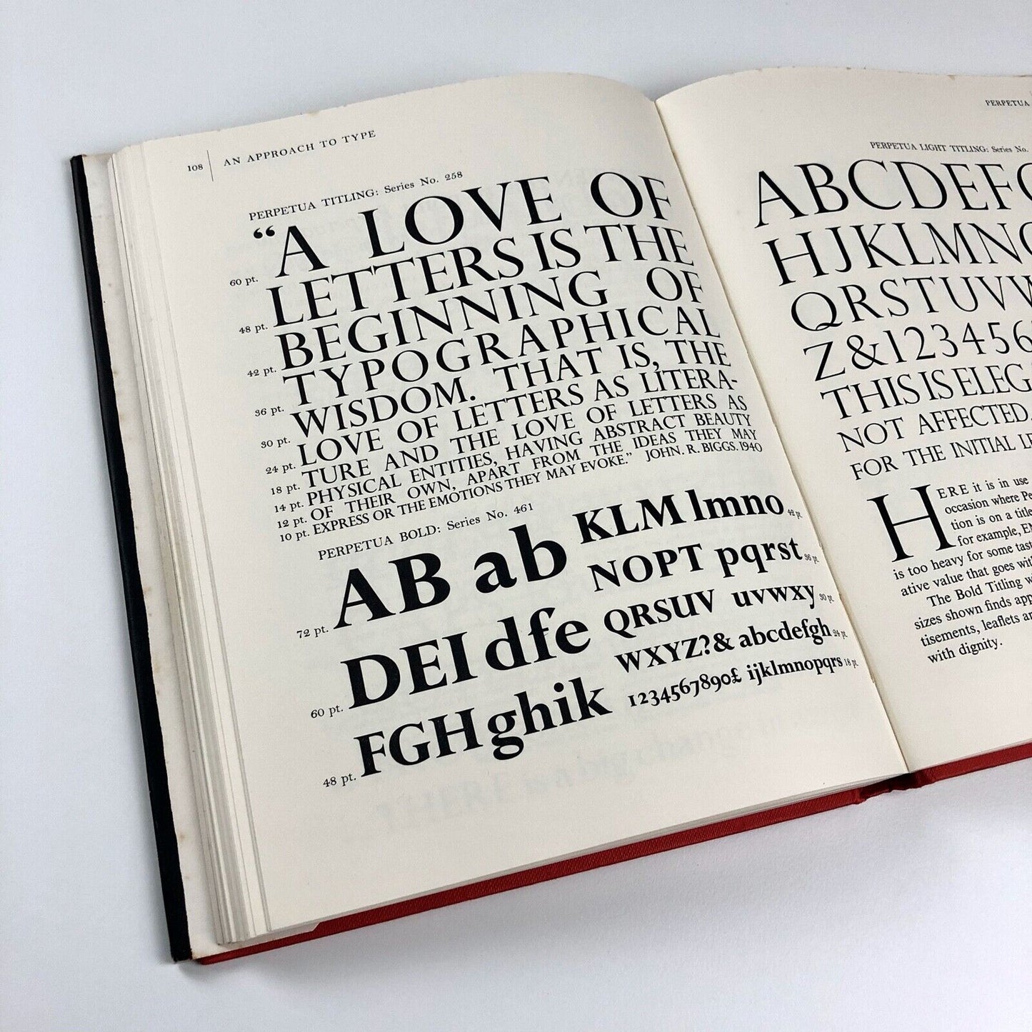 An Approach to Type by John R. Biggs | New revised edition, Blandford, 1961