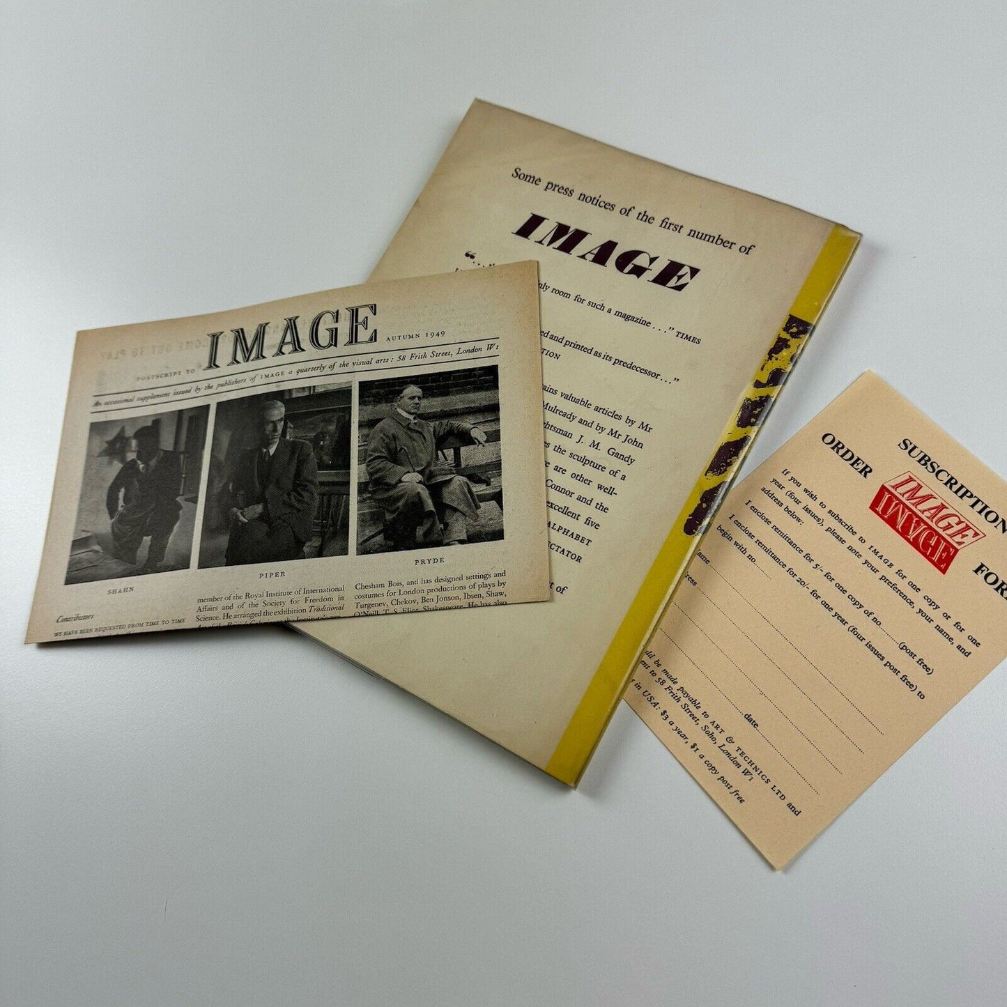 Image 2 Autumn 1949 | Edited by Robert Harling | Art and Technics Ltd | John Piper cover