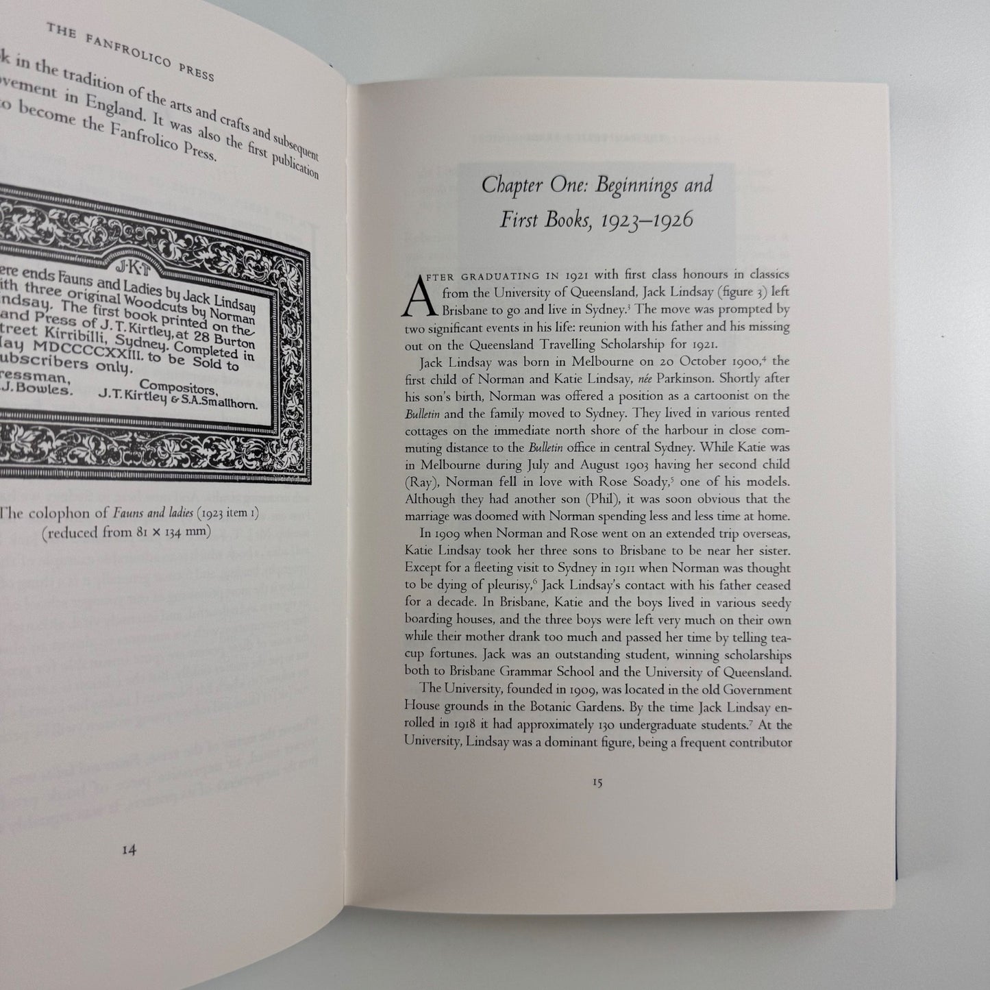 The Fanfrolico Press Sayrs, Fauns & Fine Books by John Arnold 2009