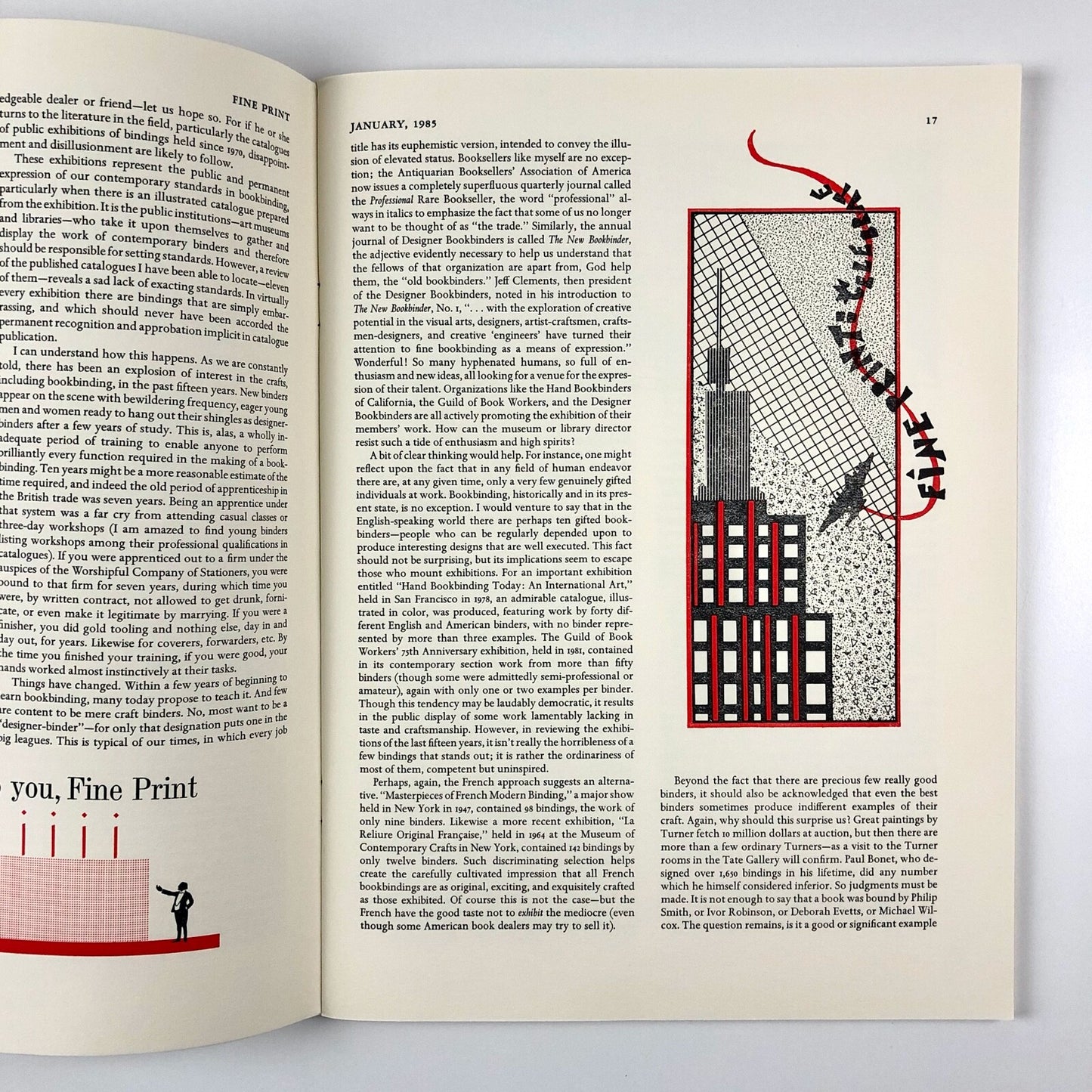 Fine Print. A Review for the Arts of the Book | January 1985, Vol 11, No. 1