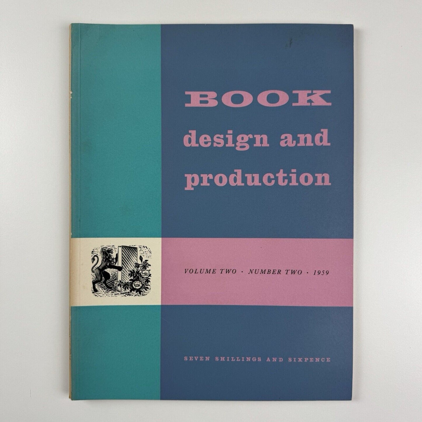 Book Design and Production Vol 2 No 2 1959 | Printing News Ltd edited by James Moran includes article on Will Carter