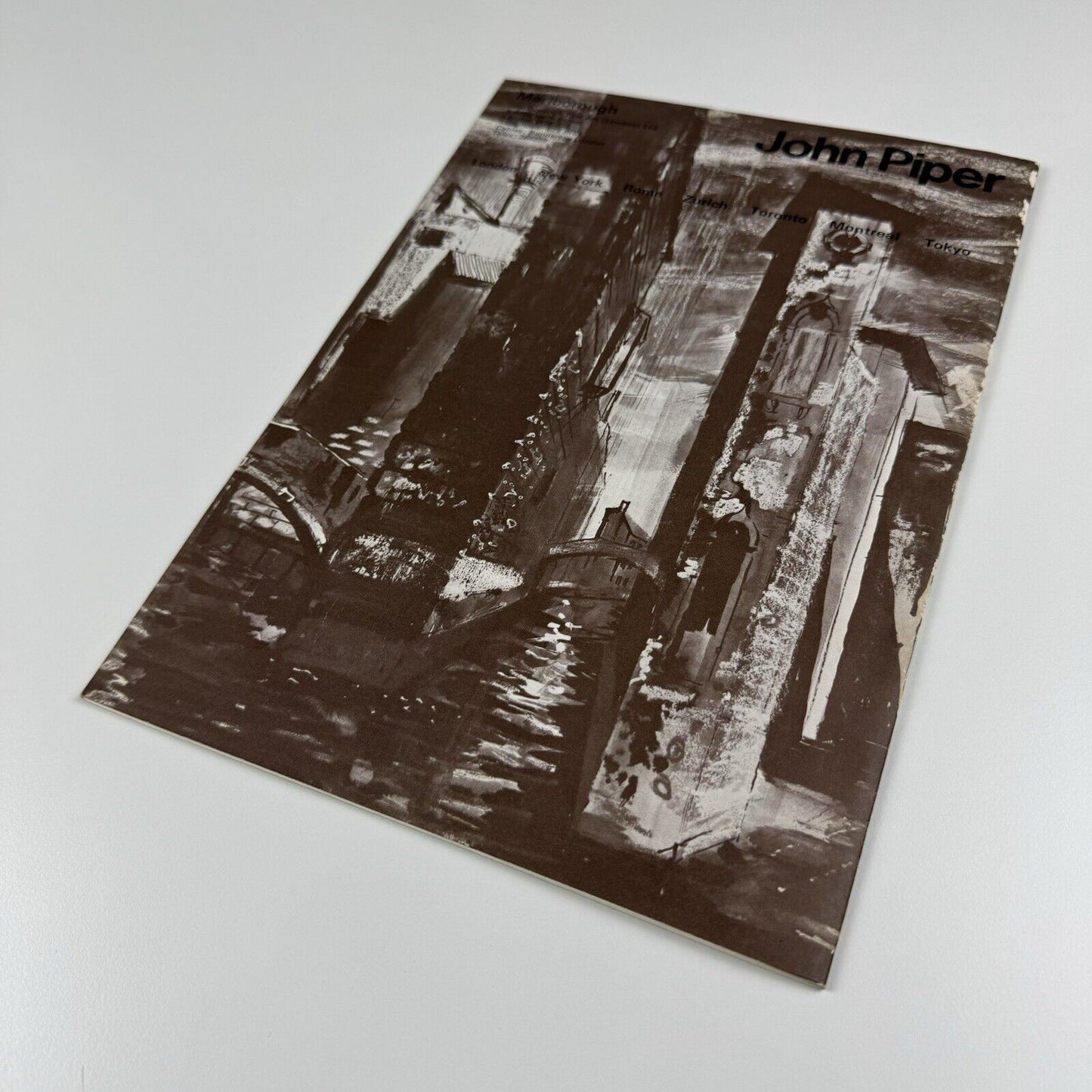 John Piper | Marlborough Fine Art September and October 1975 | Gordon House design