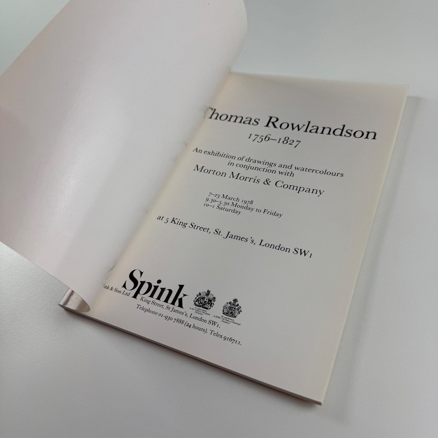 Thomas Rowlandson | Spink and Morton Morris & Co, 1978