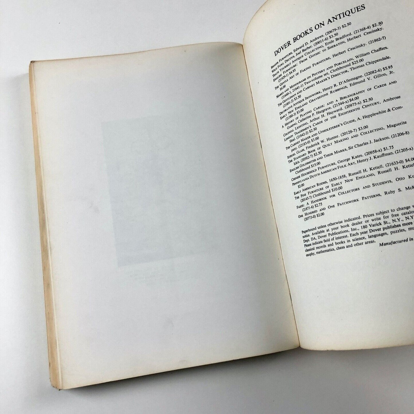 Spanish Interiors and Furniture | Arthur Byne & Mildred Stapley | Dover Books, 1969