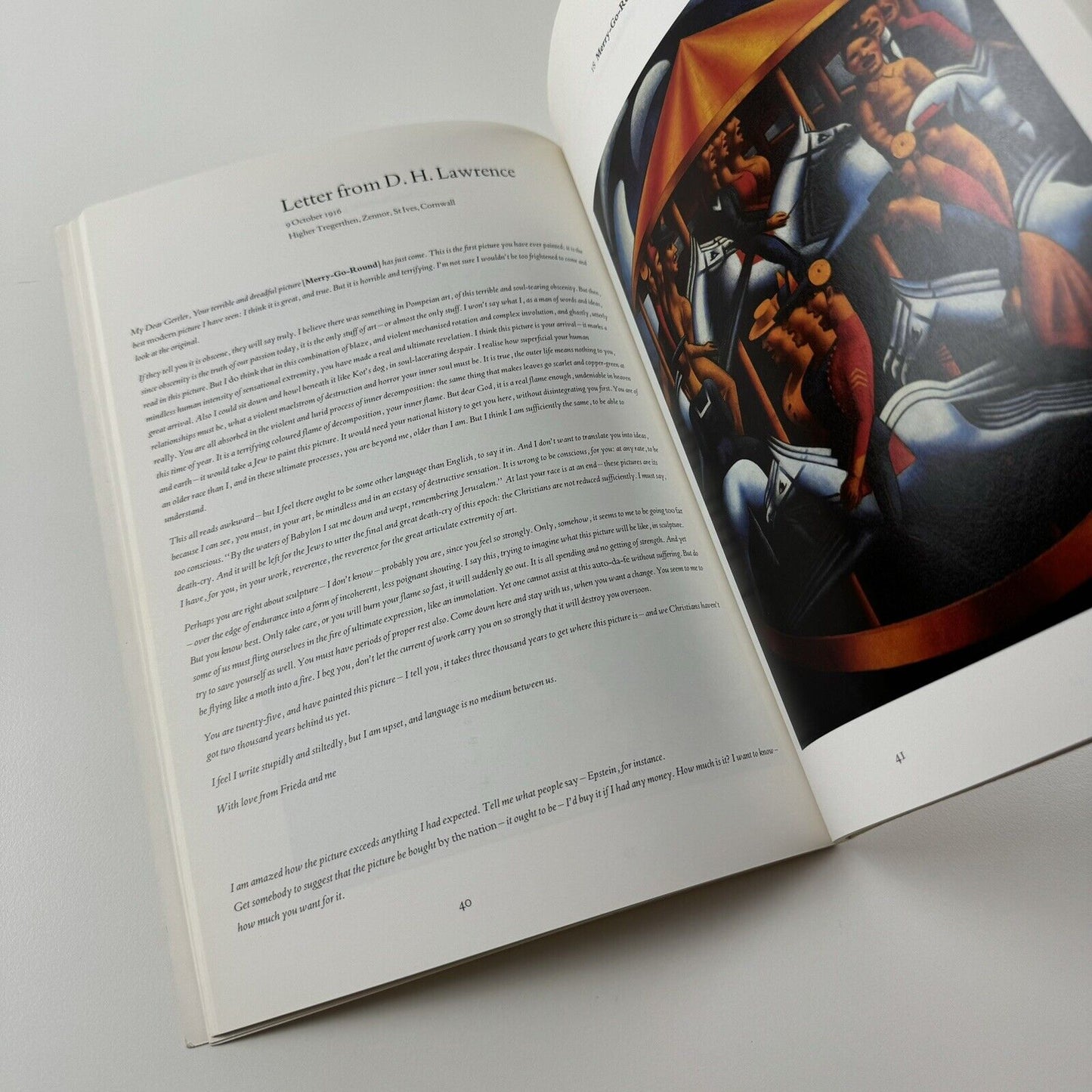 Mark Gertler Paintings & Drawings | Exhibition catalogue | Camden Arts Centre 1992