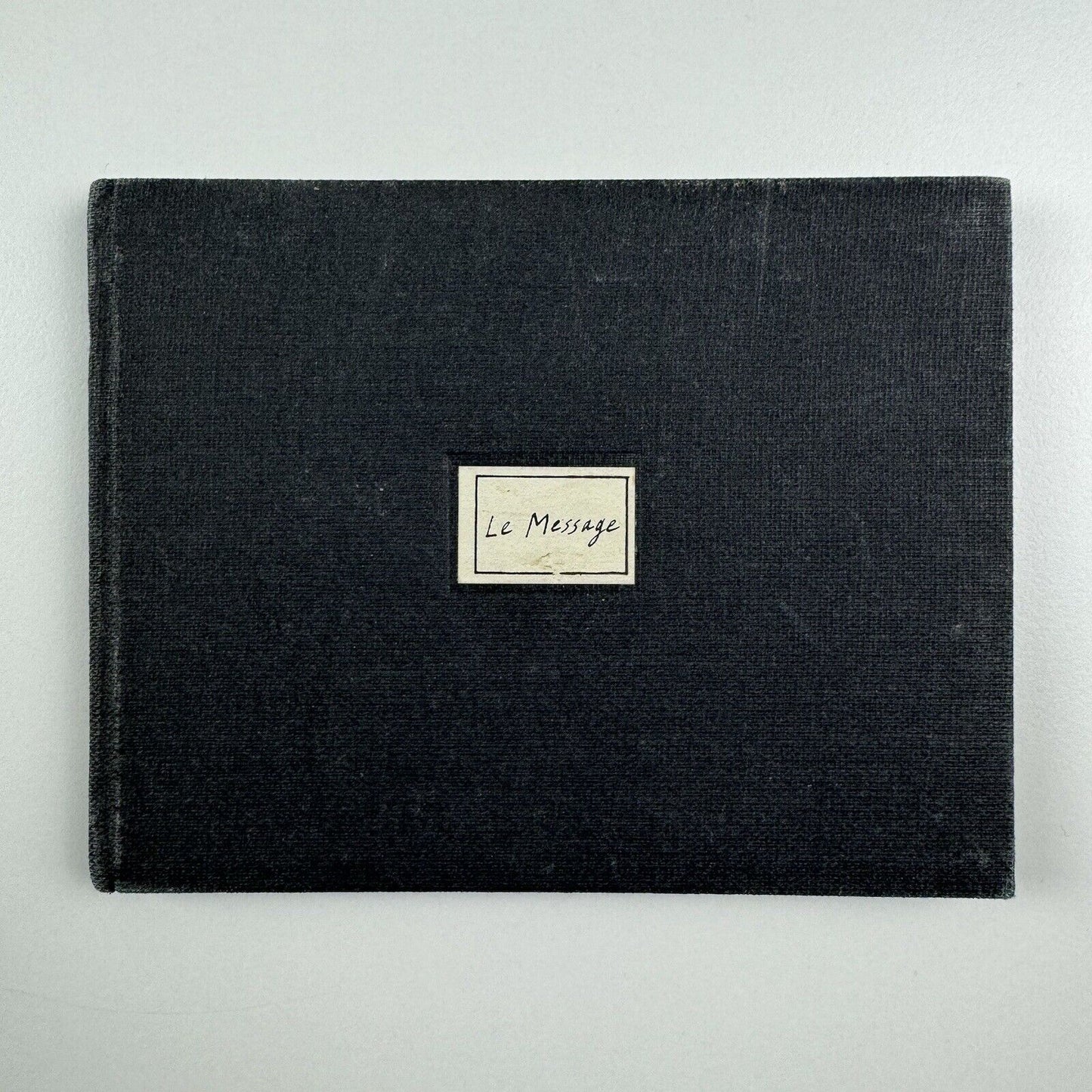 Le Message. Miniature book by Jean-Michel Folon with Giorgio Soavi | Olivetti, 1967