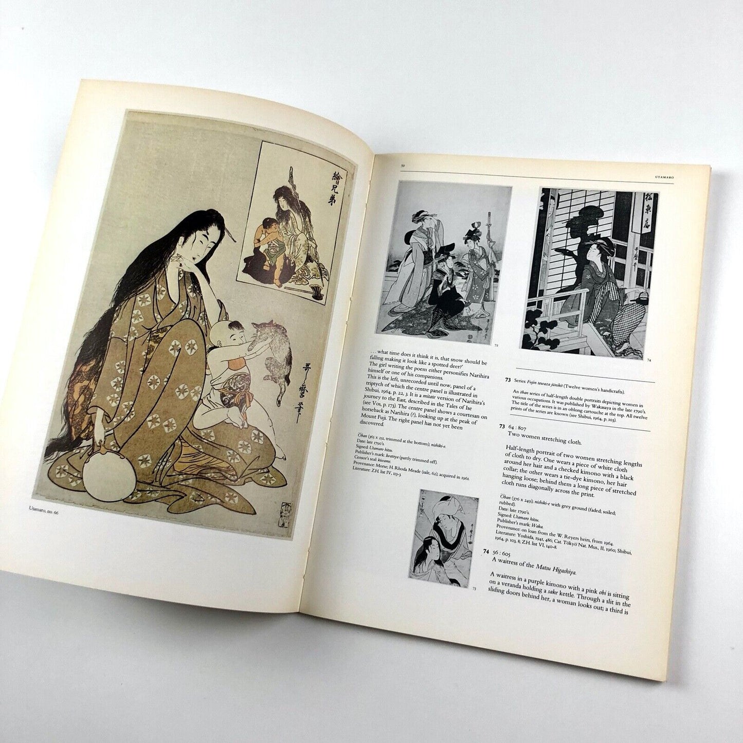 Catalogue of the Collection of Japanese Prints Part II | The age of Utamaro | Rijkprentenkabinet, 1979-1980