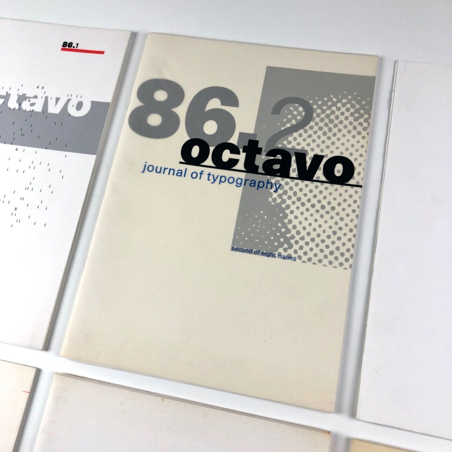 Octavo Journal of Typography seven issues 86.1 to 90.7 (excluding issue 8 on CD)
