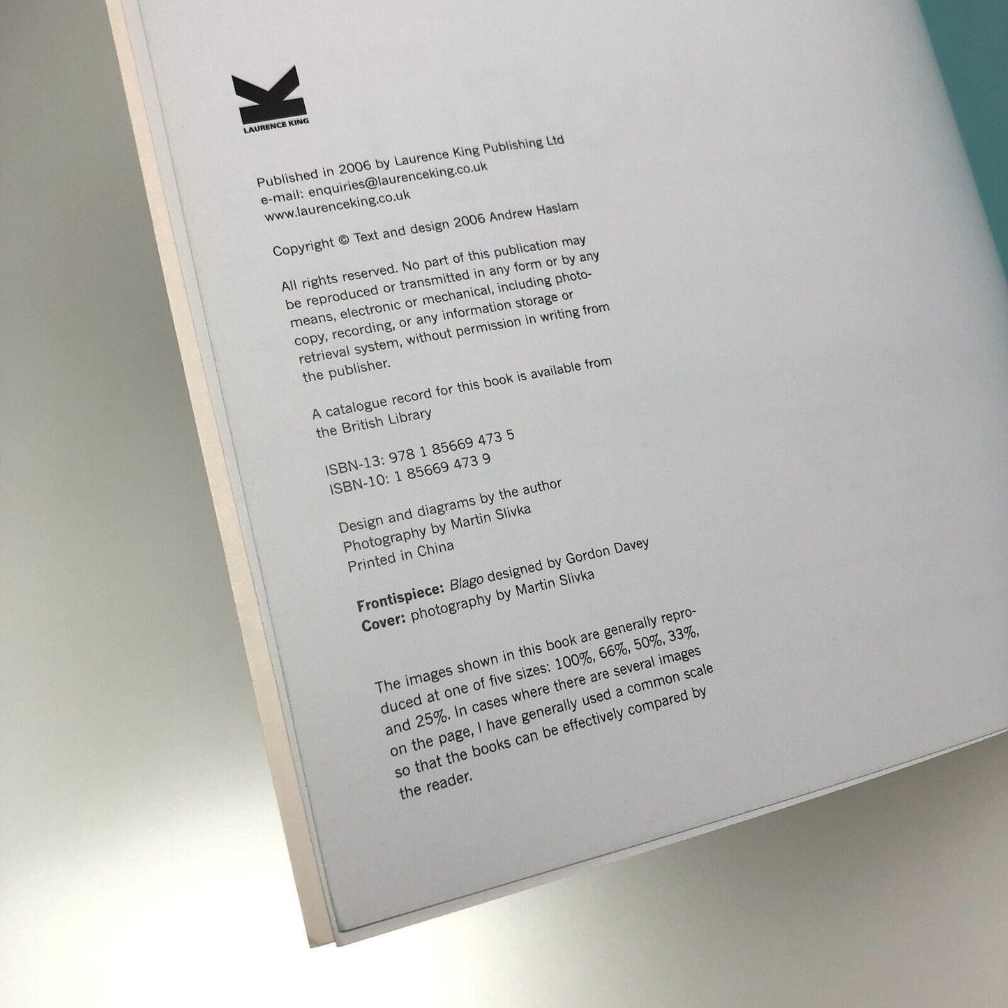 Book Design by Andrew Haslam | Laurence King Publishing, 2006