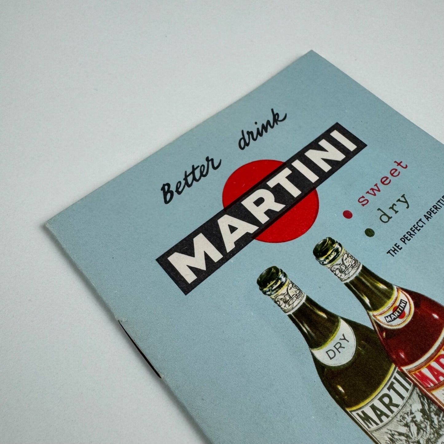 ‘Better drink Martini’ pocket size leaflet | undated, presumably 1960s