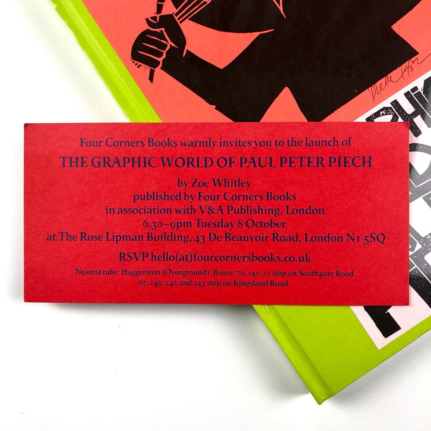 The Graphic World of Paul Peter Piech by Zoe Whiteley | Four Corners Books/V&A, 2013